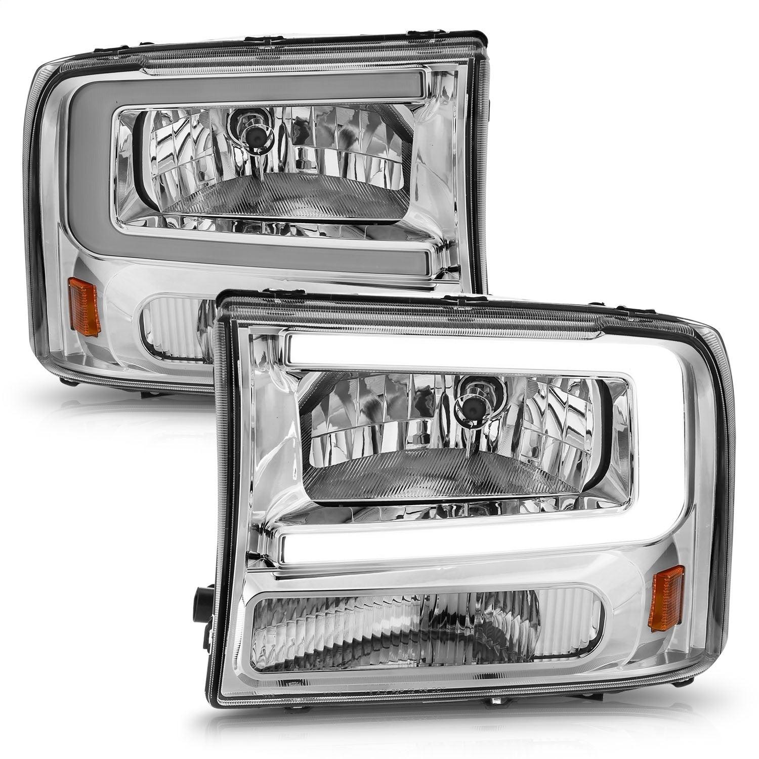 Anzo USA 111550 Crystal Headlight Set