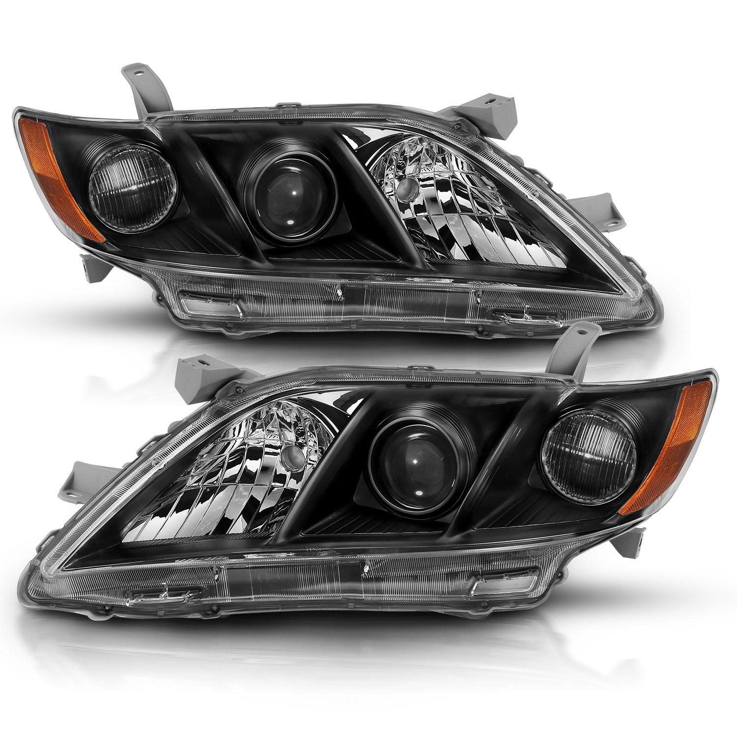 Anzo USA 121539 Projector Headlight Set Fits 07-09 Camry