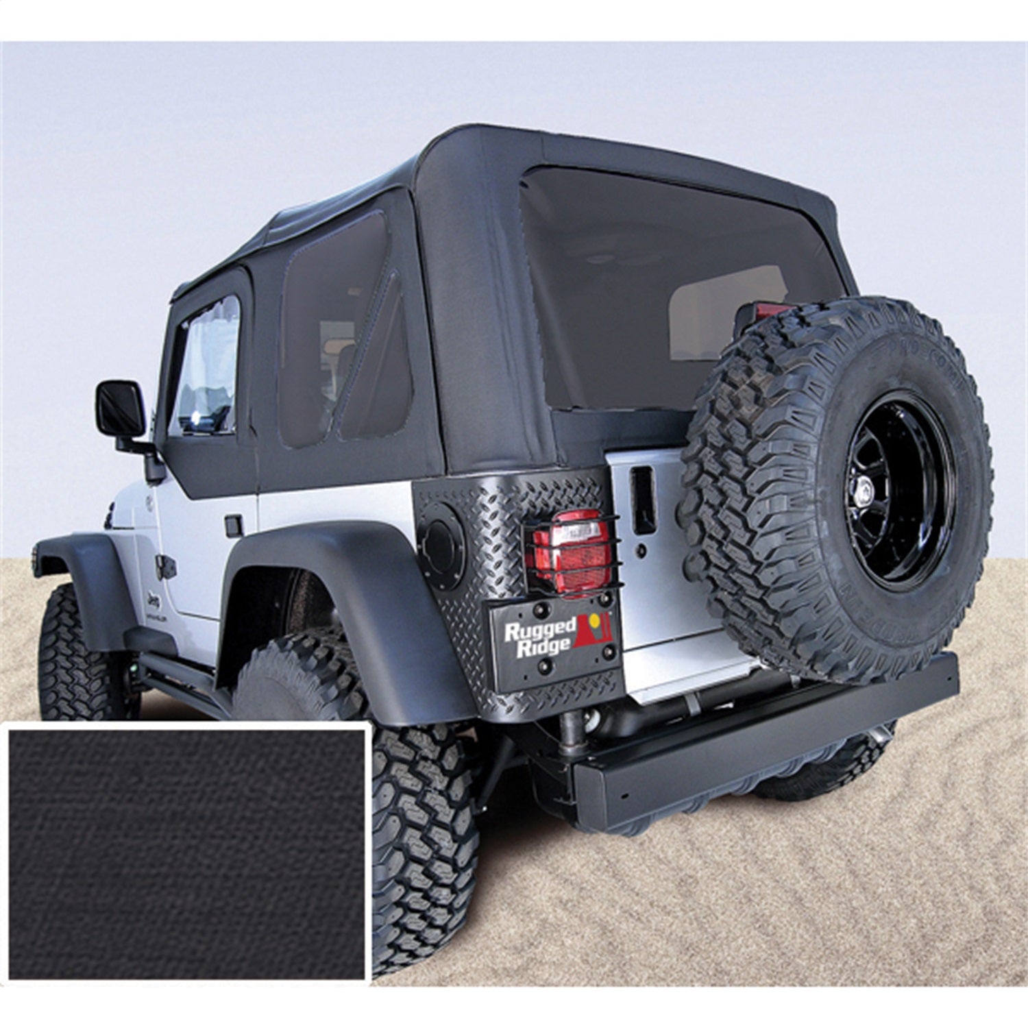 Rugged Ridge 13710.35 Fabric Replacement Top Fits 03-06 Wrangler (TJ)
