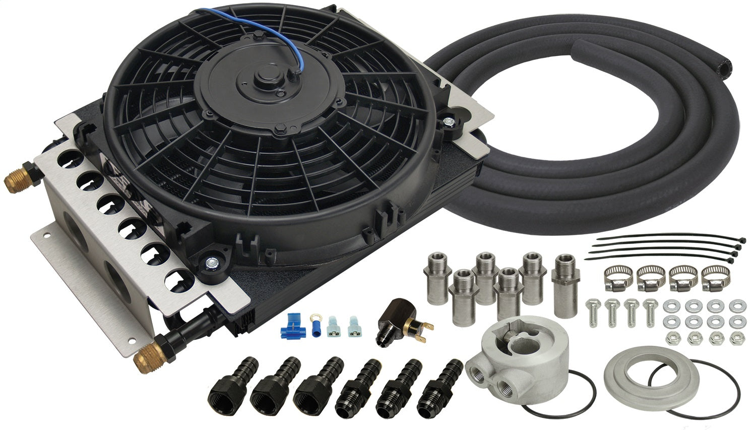 Derale 15500 Electra-Cool Remote Engine Oil Cooler Kit