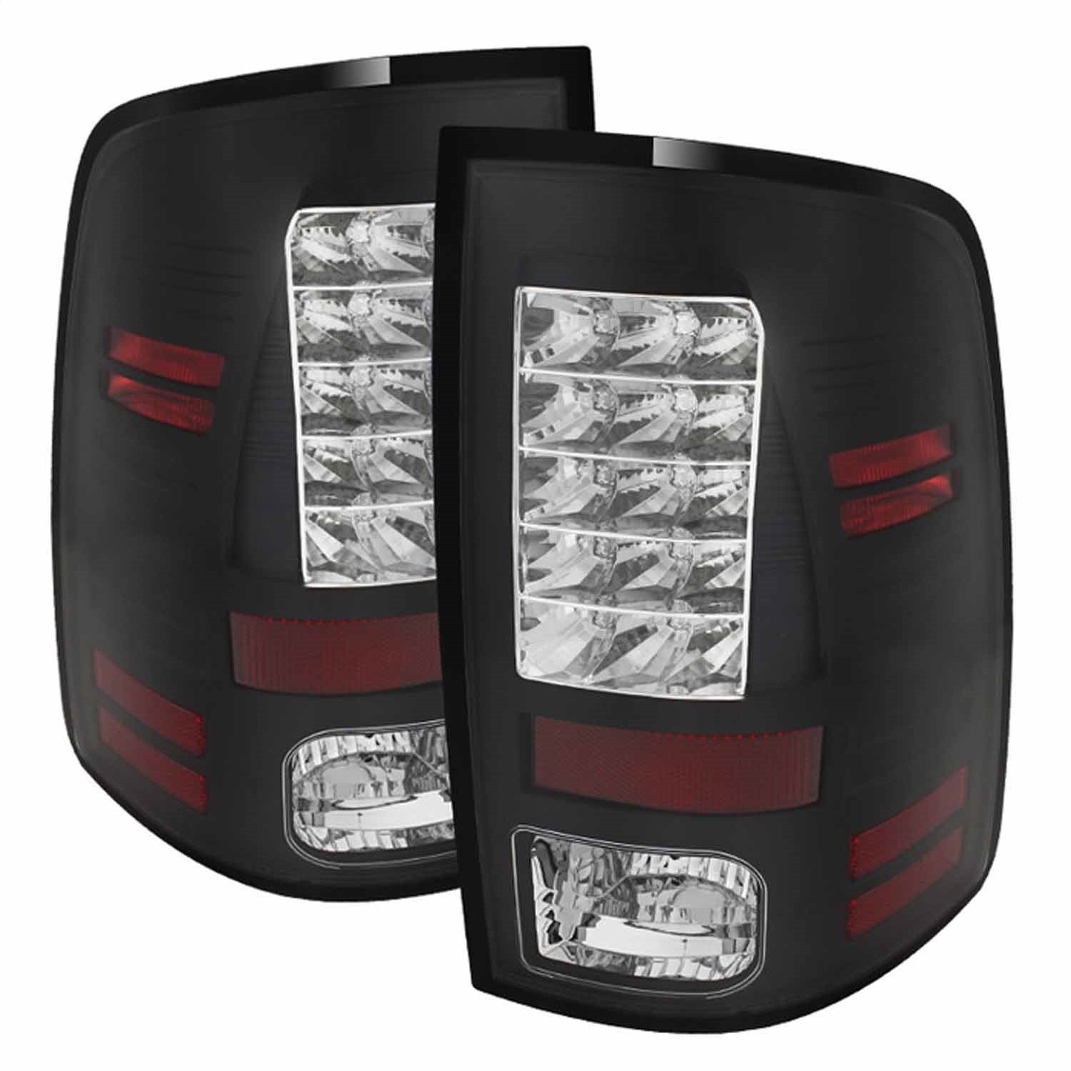 Spyder Auto 5077530 LED Tail Lights Fits 13-18 1500 2500 3500