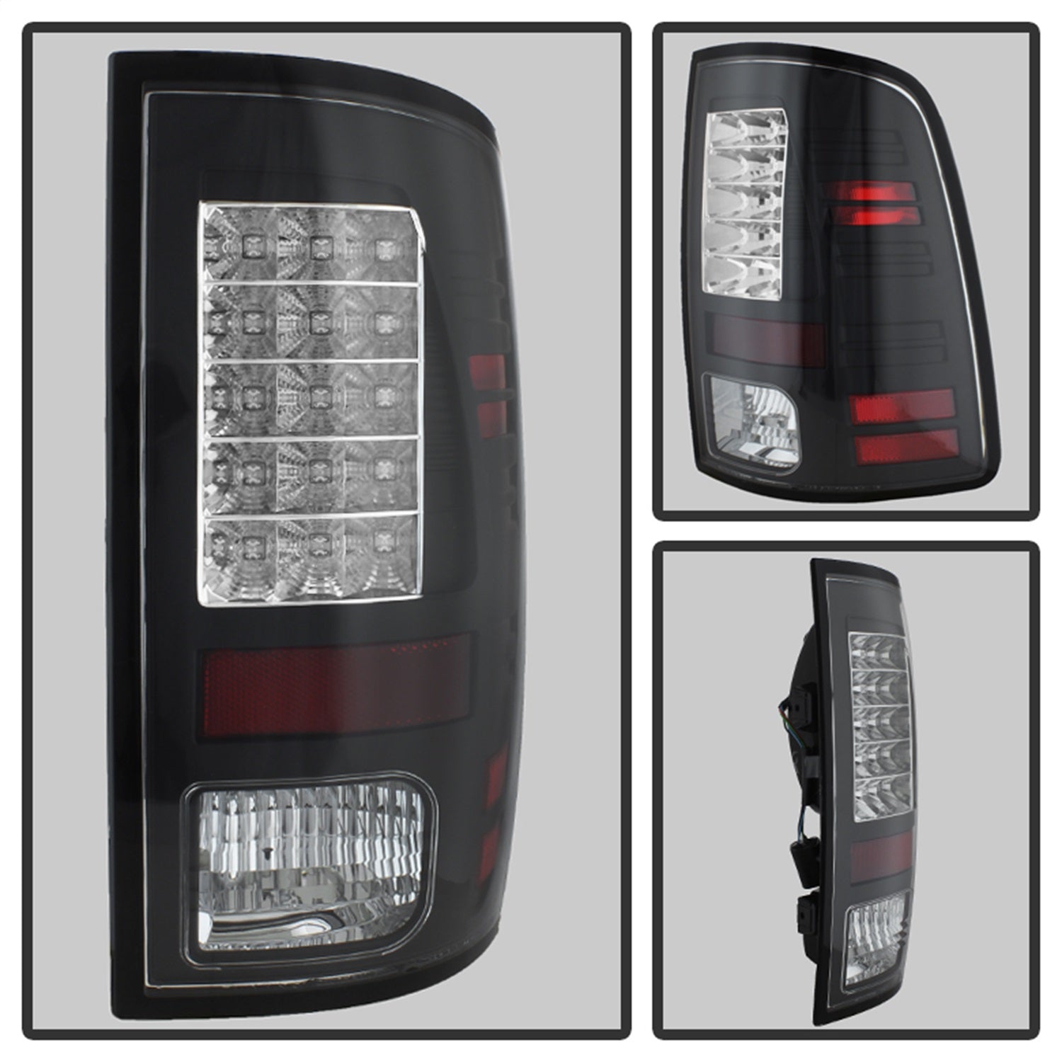 Spyder Auto 5077530 LED Tail Lights Fits 13-18 1500 2500 3500