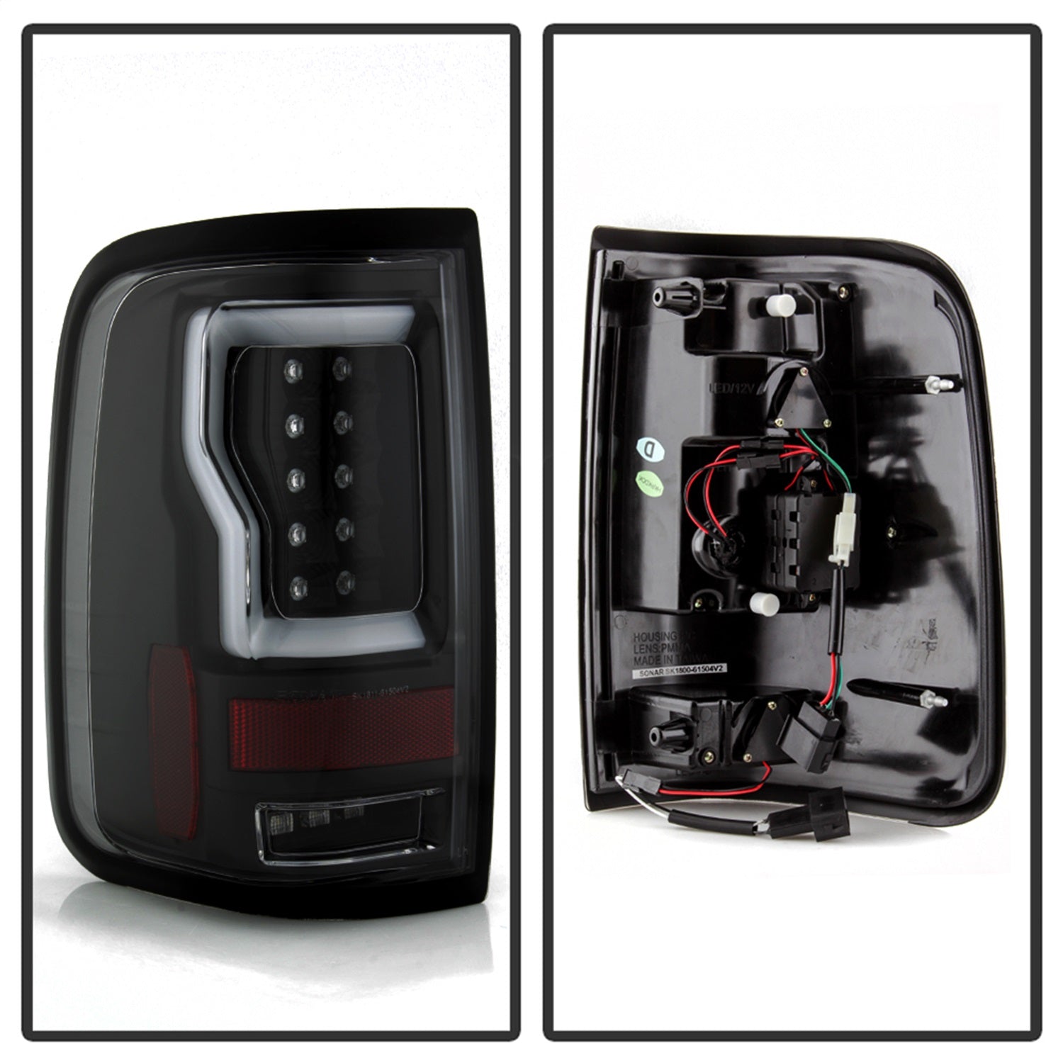 Spyder Auto 5084170 Light Bar LED Tail Lights Fits 04-08 F-150