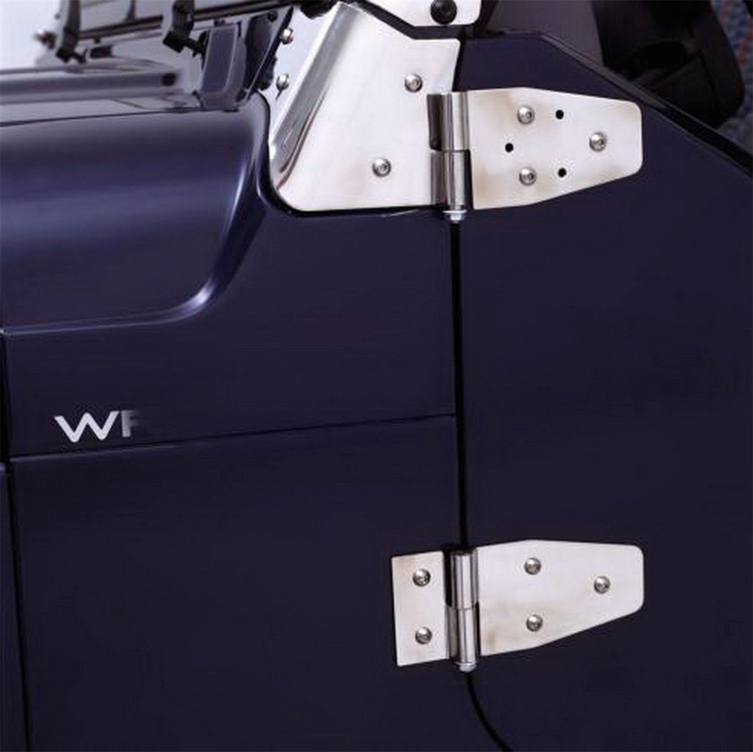Rampage 7441 Door Hinges Fits 87-18 Wrangler (JK) Wrangler (TJ) Wrangler (YJ)