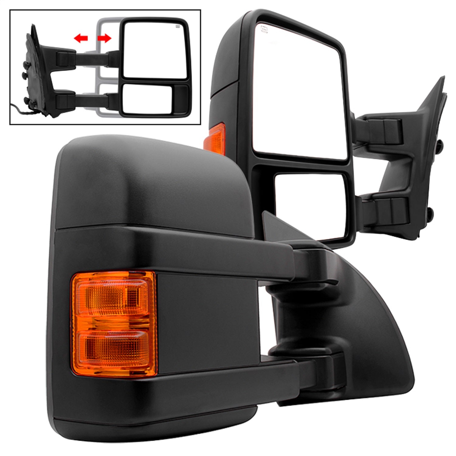 Spyder Auto 9935459 XTune Door Mirror Set Fits F-250 Super Duty F-350 Super Duty