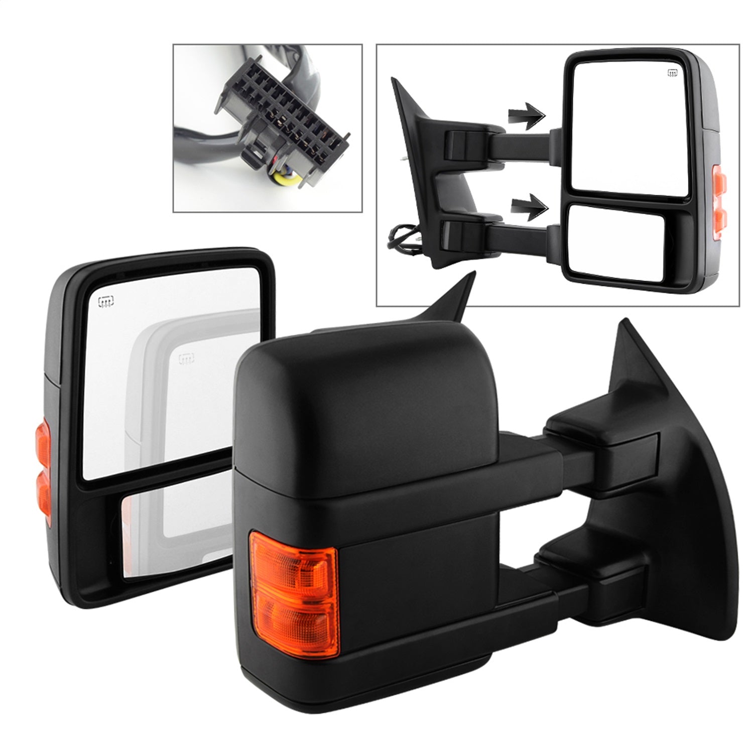 Spyder Auto 9935756 XTune Door Mirror Set