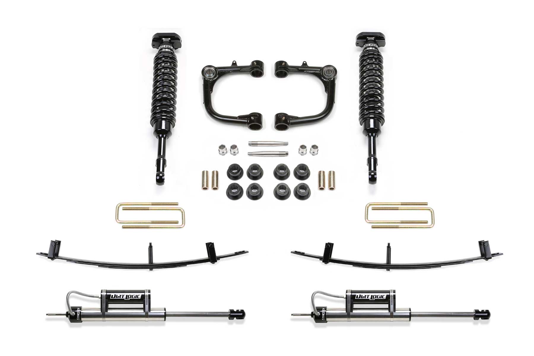 Fabtech K7062DL Uniball UCA Lift System w/Shocks Fits 15-23 Tacoma