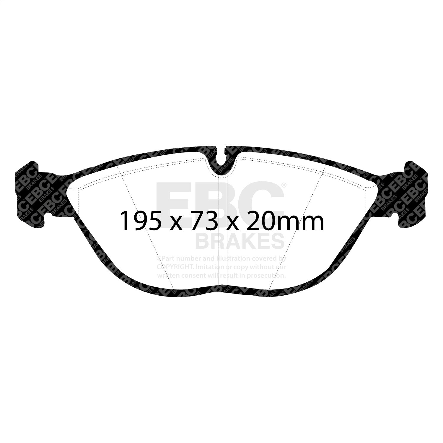 EBC Brakes DP41035R Yellowstuff Street And Track Brake Pads