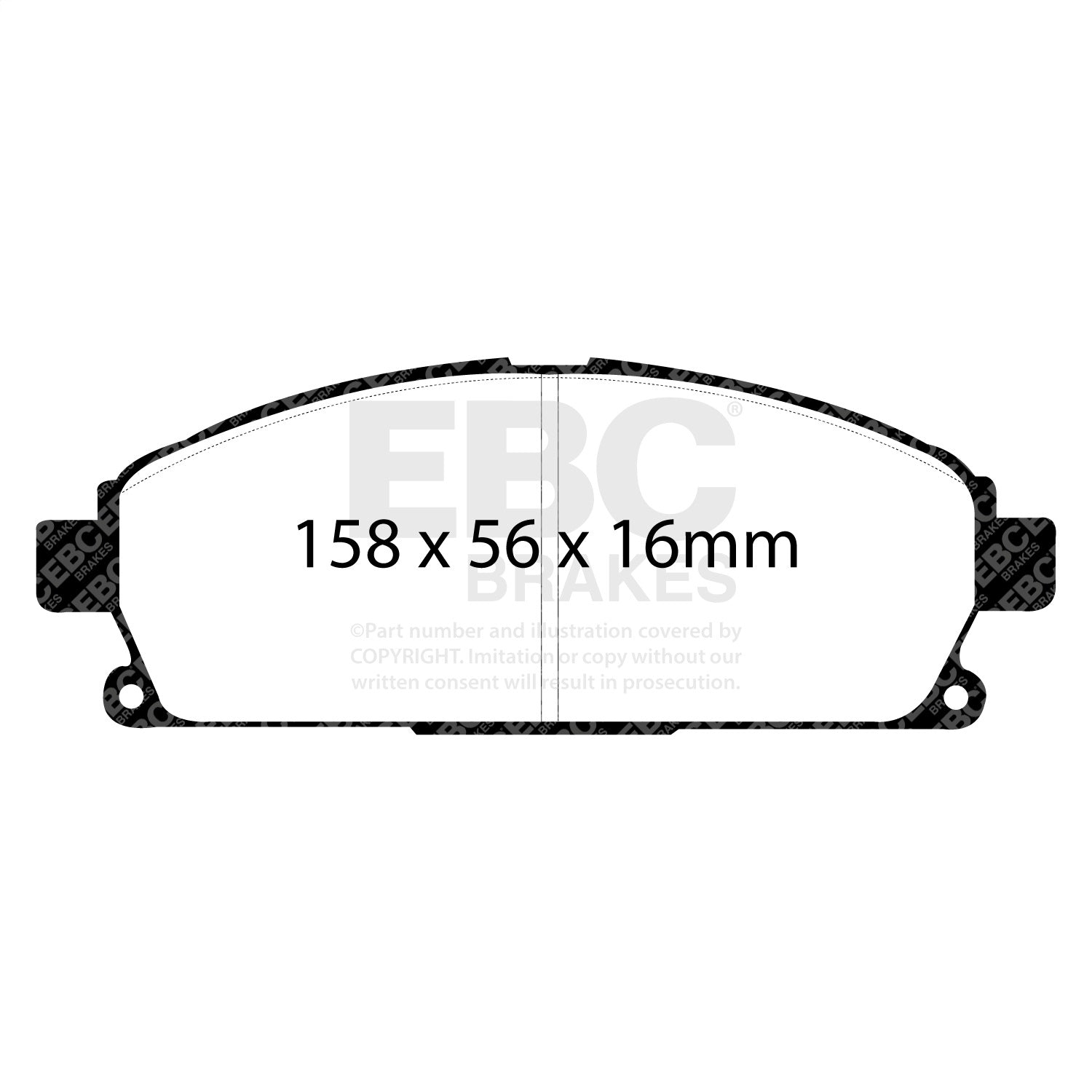 EBC Brakes UD691 Ultimax Brake Pads Fits 96-06 MDX Pathfinder Q45 QX4