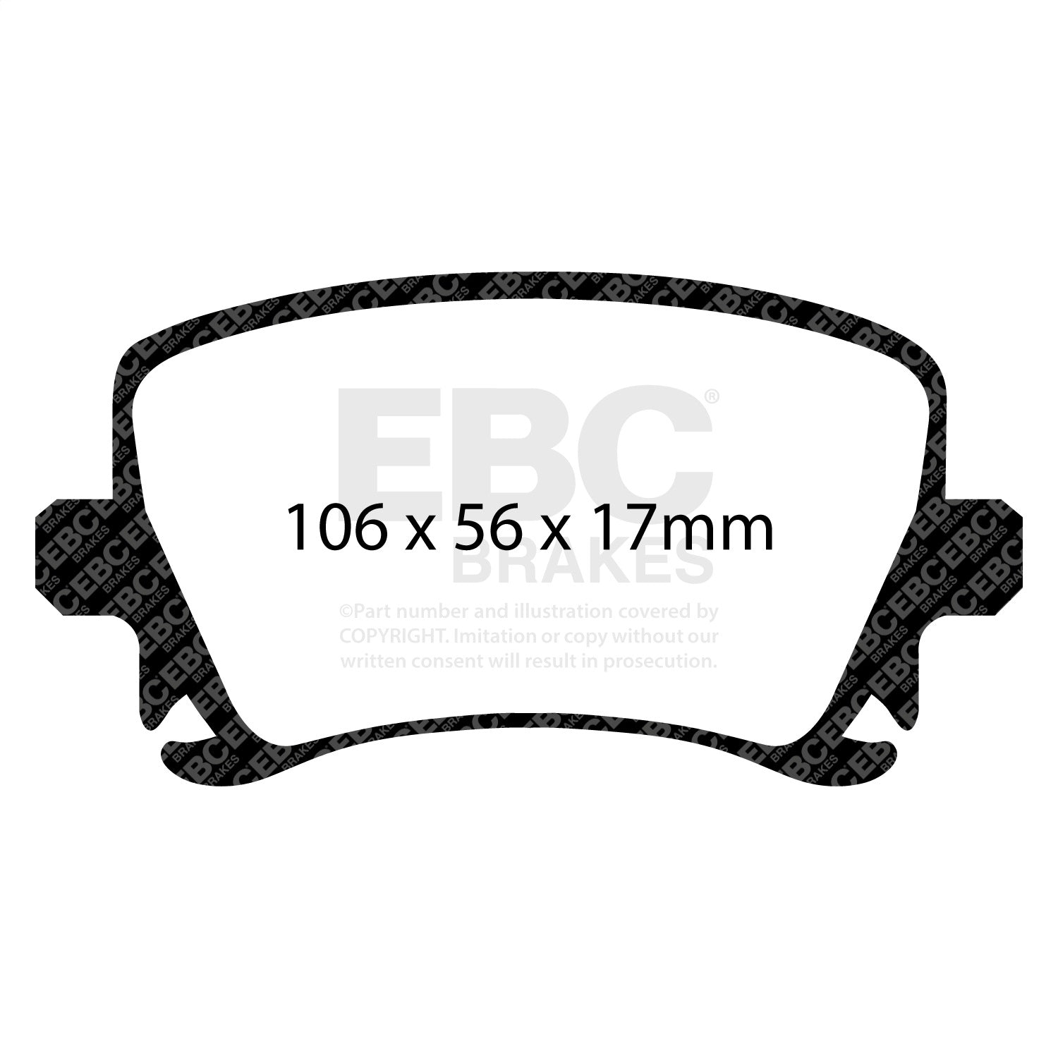 EBC Brakes S9KR1371 S9 Kits Yellowstuff and USR Rotors Fits 05-17 Golf Jetta