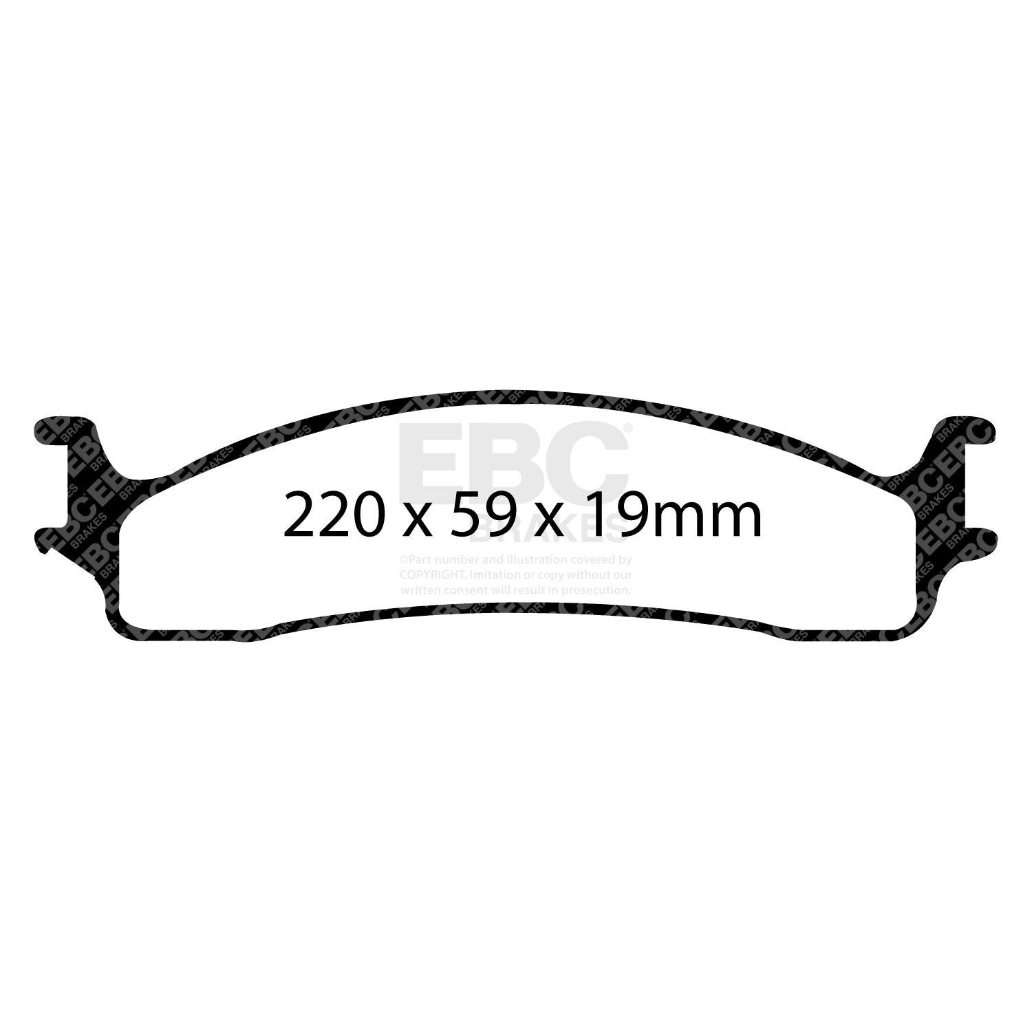 EBC Brakes ED91650 Truck/SUV Extra Duty Brake Pads