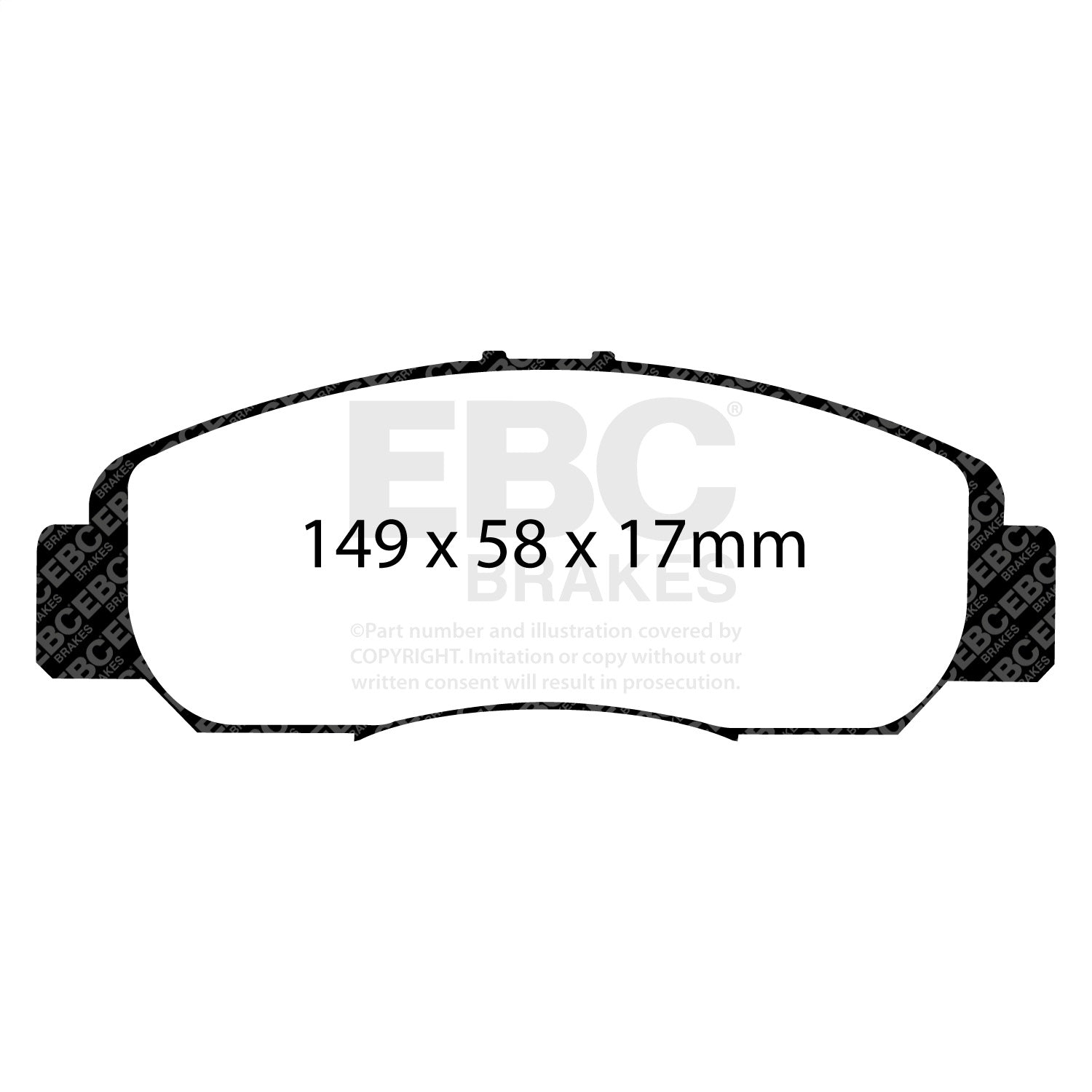 EBC Brakes UD959 Ultimax Brake Pads Fits 03-12 Accord Civic CSX
