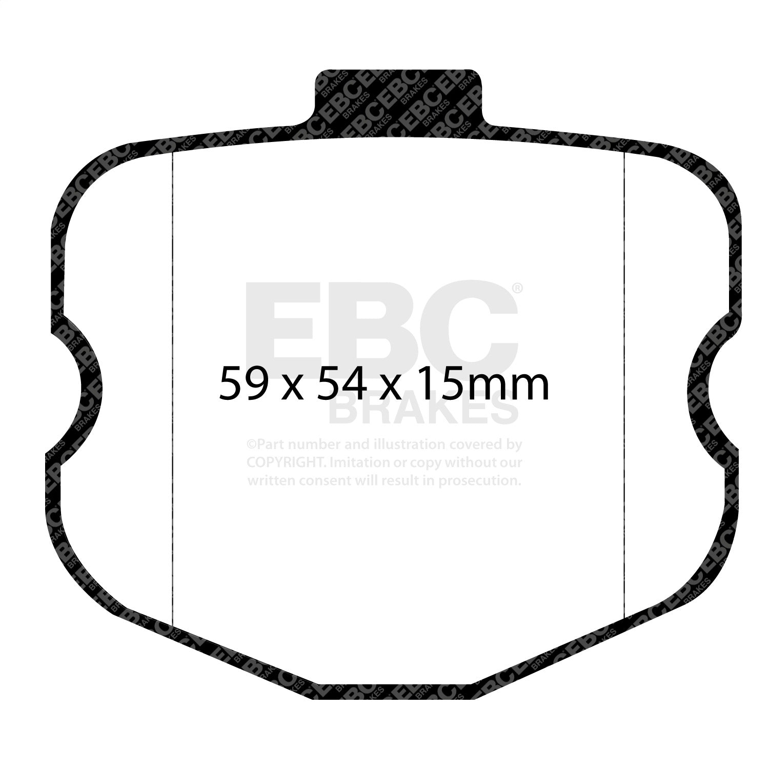 EBC Brakes DP31771C Redstuff Ceramic Low Dust Brake Pads Fits 06-08 Corvette