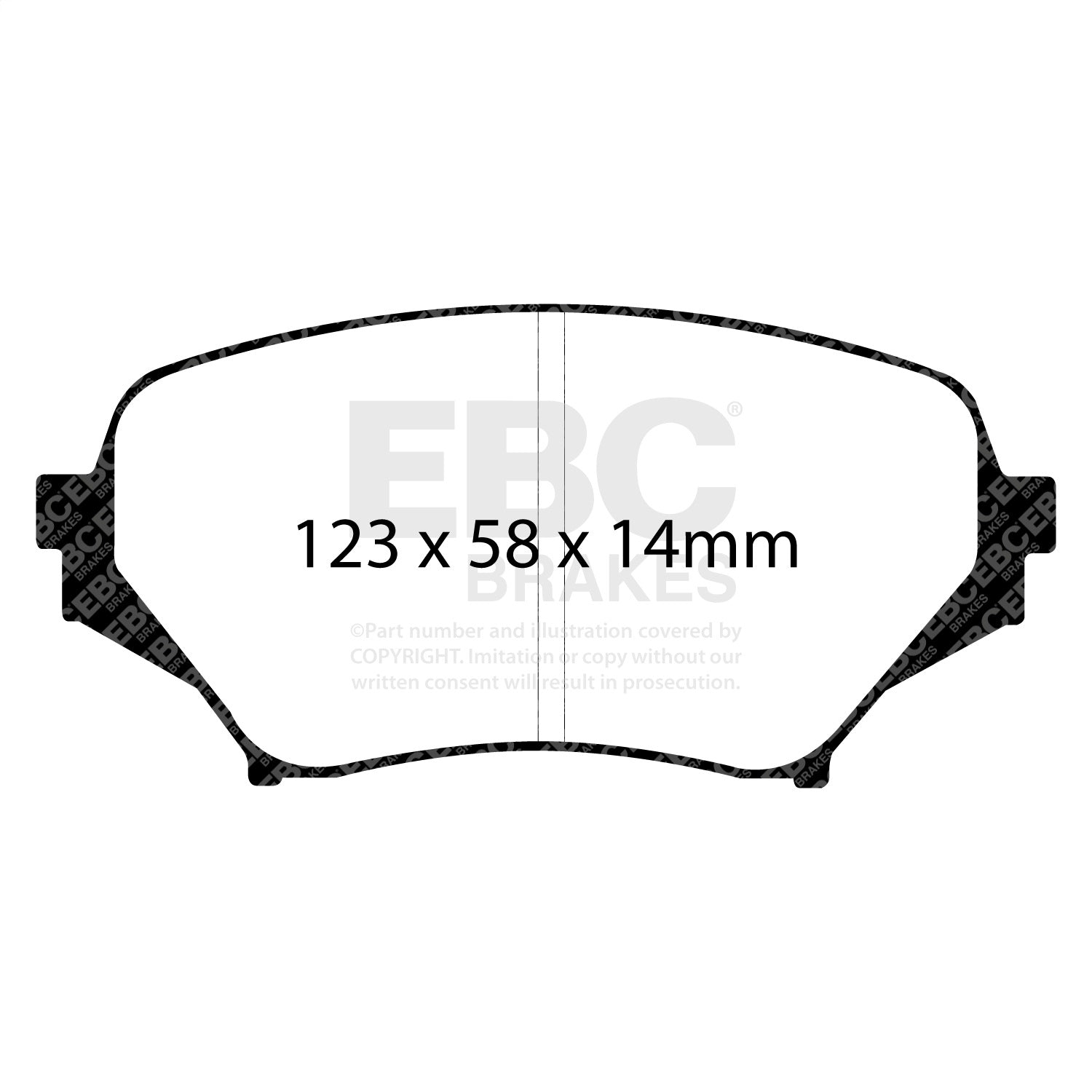 EBC Brakes DP21774 Greenstuff 2000 Series Sport Brake Pads Fits 06-15 MX-5 Miata