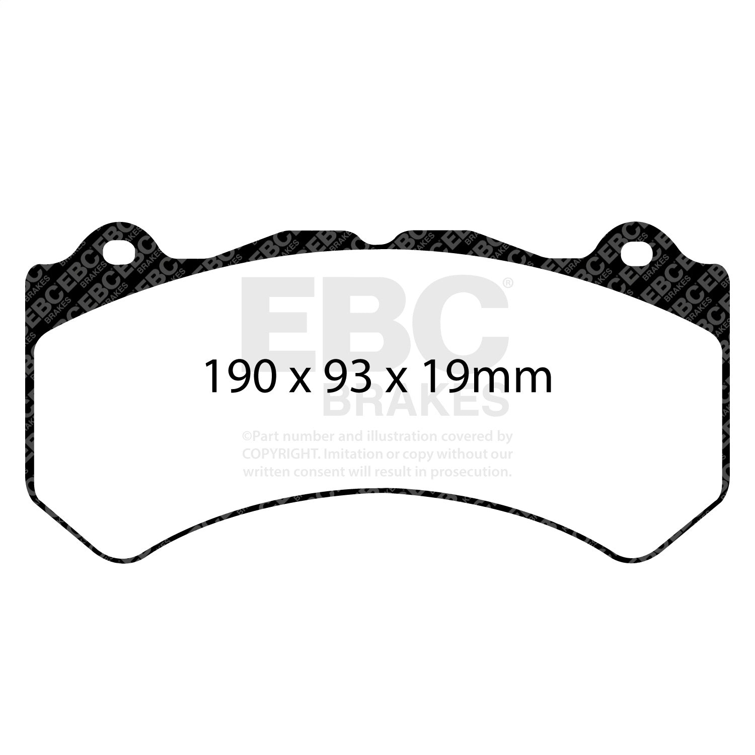 EBC Brakes DP41983R Yellowstuff Street And Track Brake Pads Fits 09-21 GT-R
