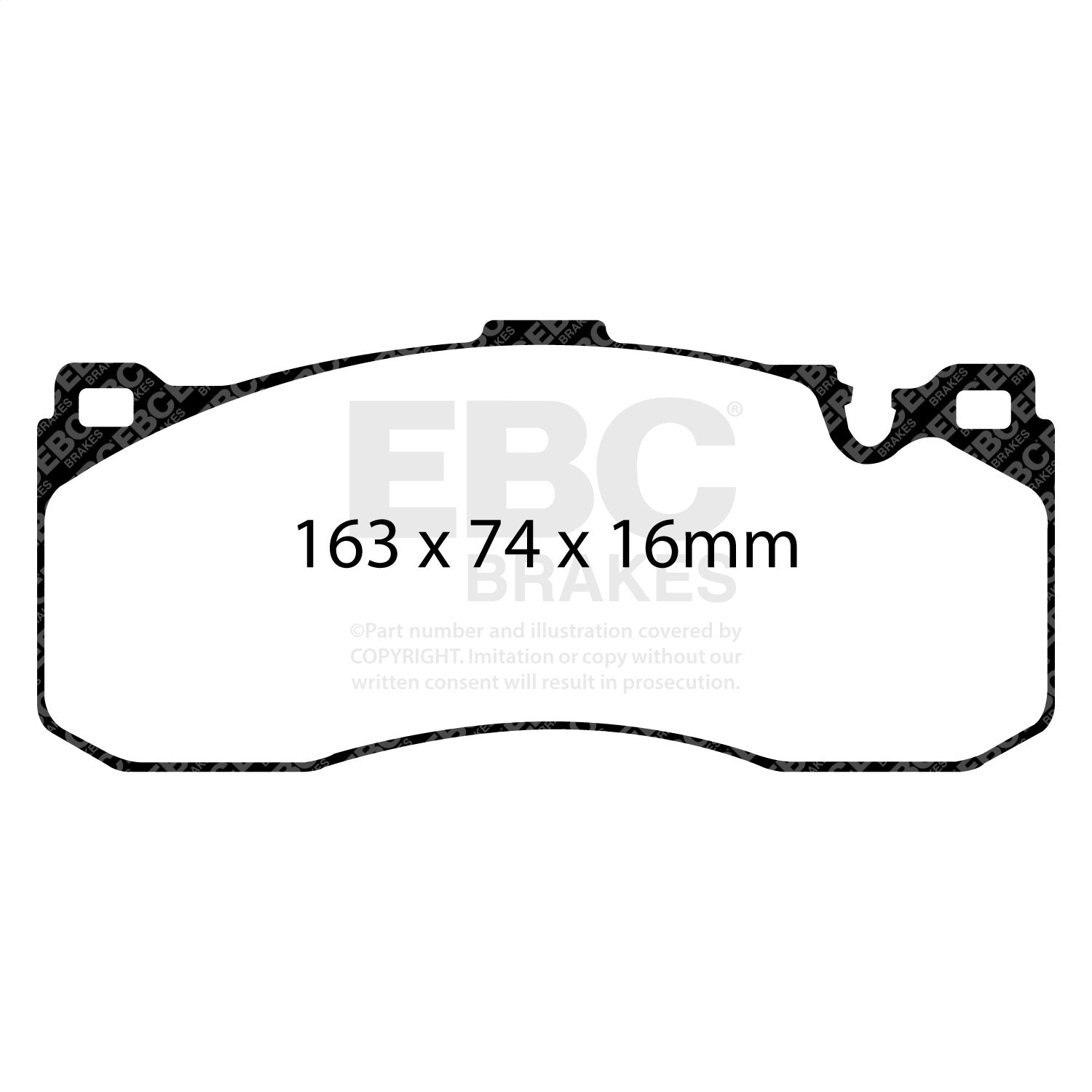 EBC Brakes DP41995R Yellowstuff Street And Track Brake Pads Fits 08-13 135i