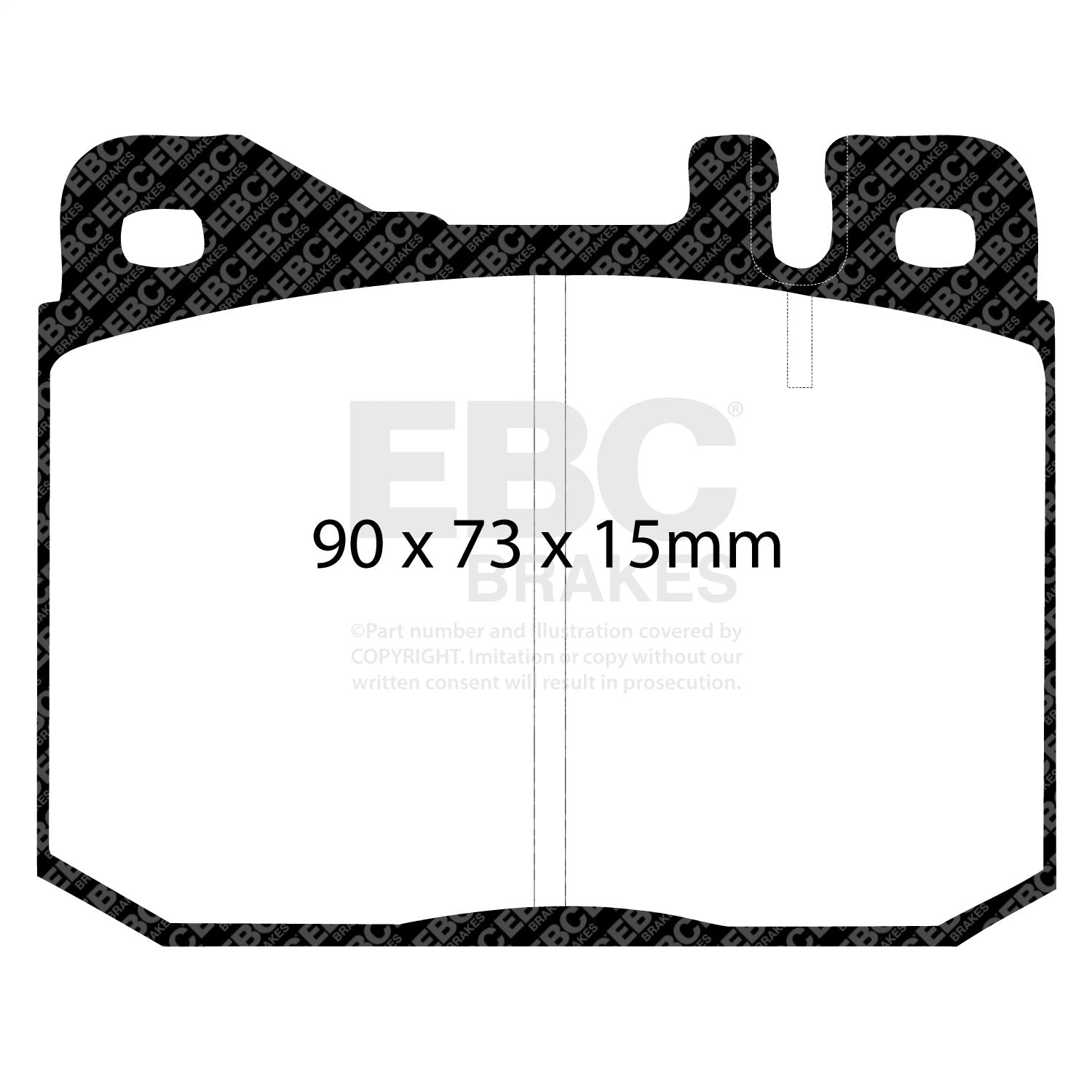EBC Brakes UD145 Ultimax Brake Pads