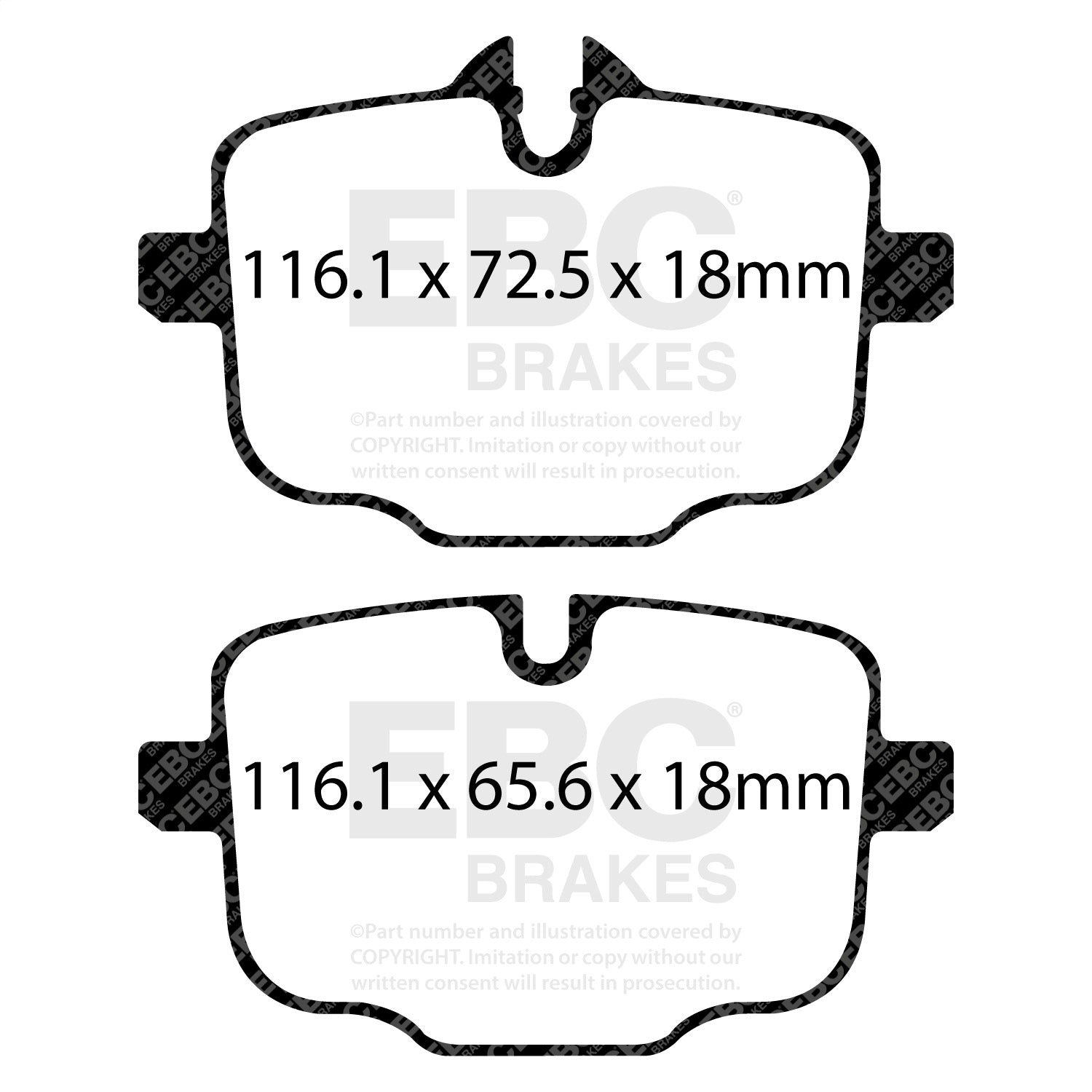 EBC Brakes DP22089 Greenstuff 2000 Series Sport Brake Pads