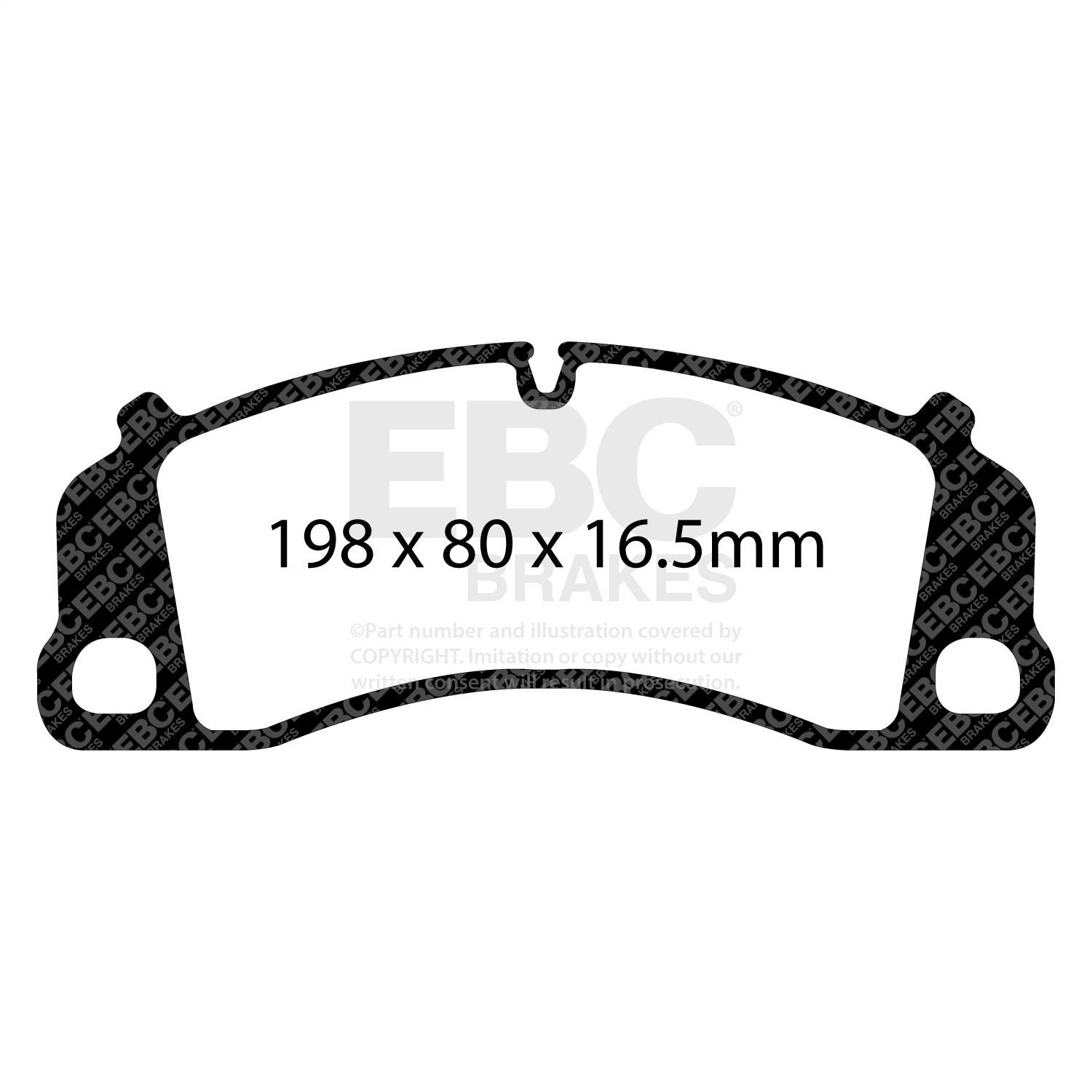 EBC Brakes DP32206C Redstuff Ceramic Low Dust Brake Pads