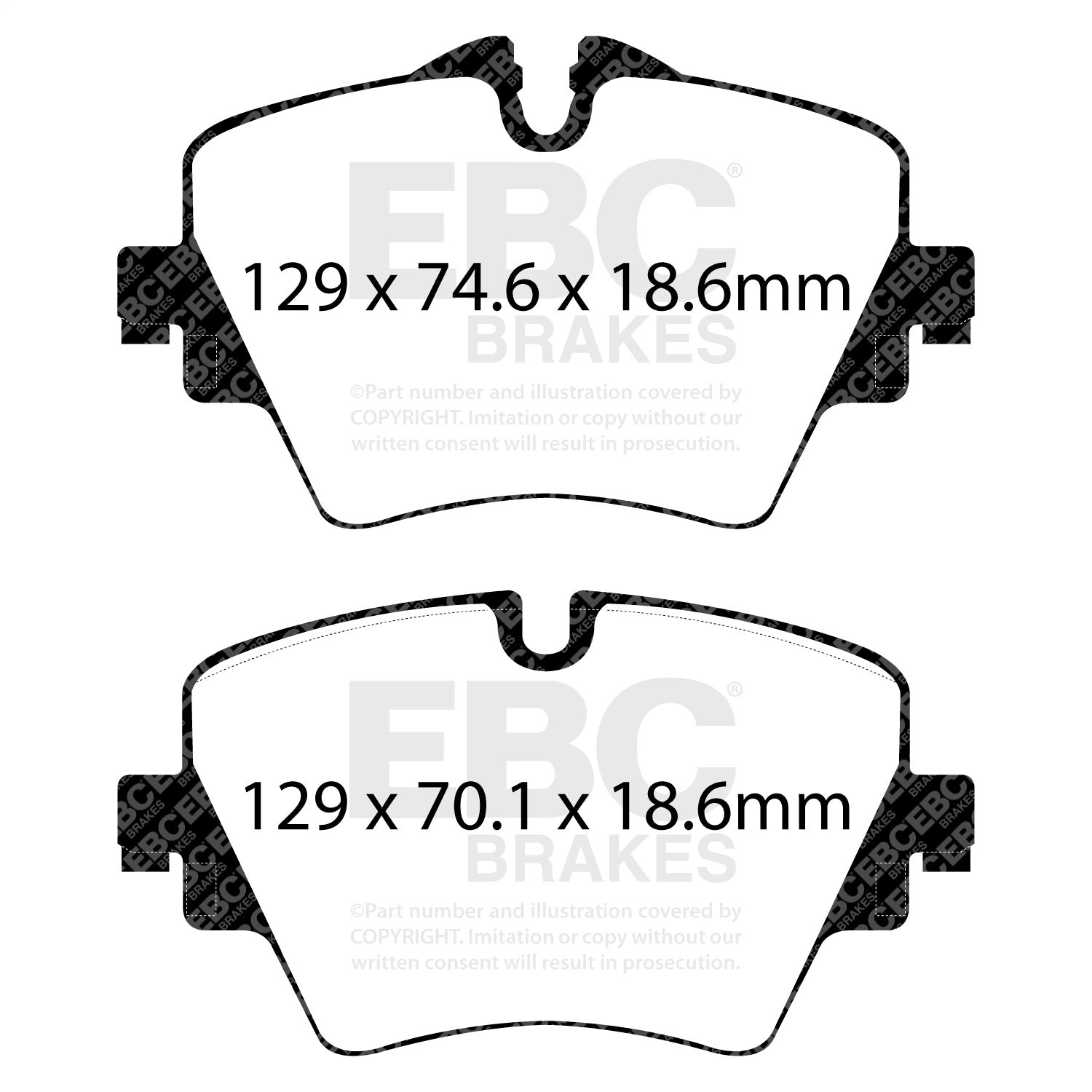 EBC Brakes DP22245 Greenstuff 2000 Series Sport Brake Pads