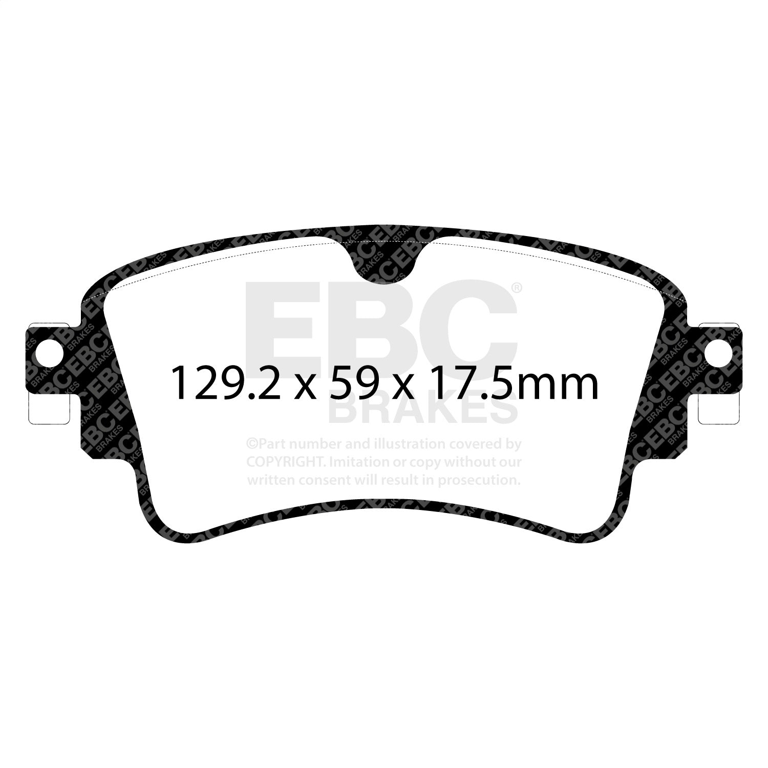 EBC Brakes DP22254 Greenstuff 2000 Series Sport Brake Pads
