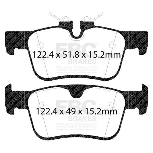 EBC Brakes DP32306C Redstuff Ceramic Low Dust Brake Pads