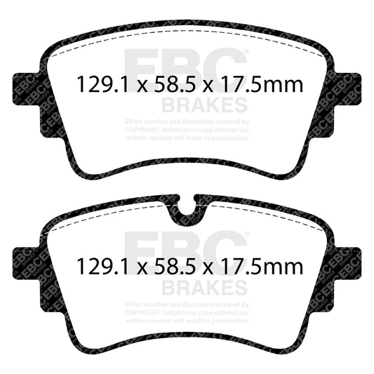 EBC Brakes DP32435C Redstuff Ceramic Low Dust Brake Pads