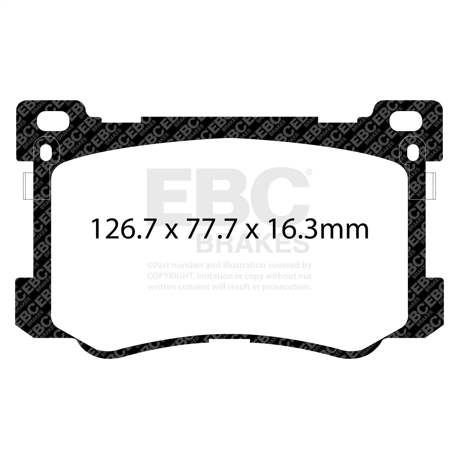 EBC Brakes DP43048R Yellowstuff Street And Track Brake Pads