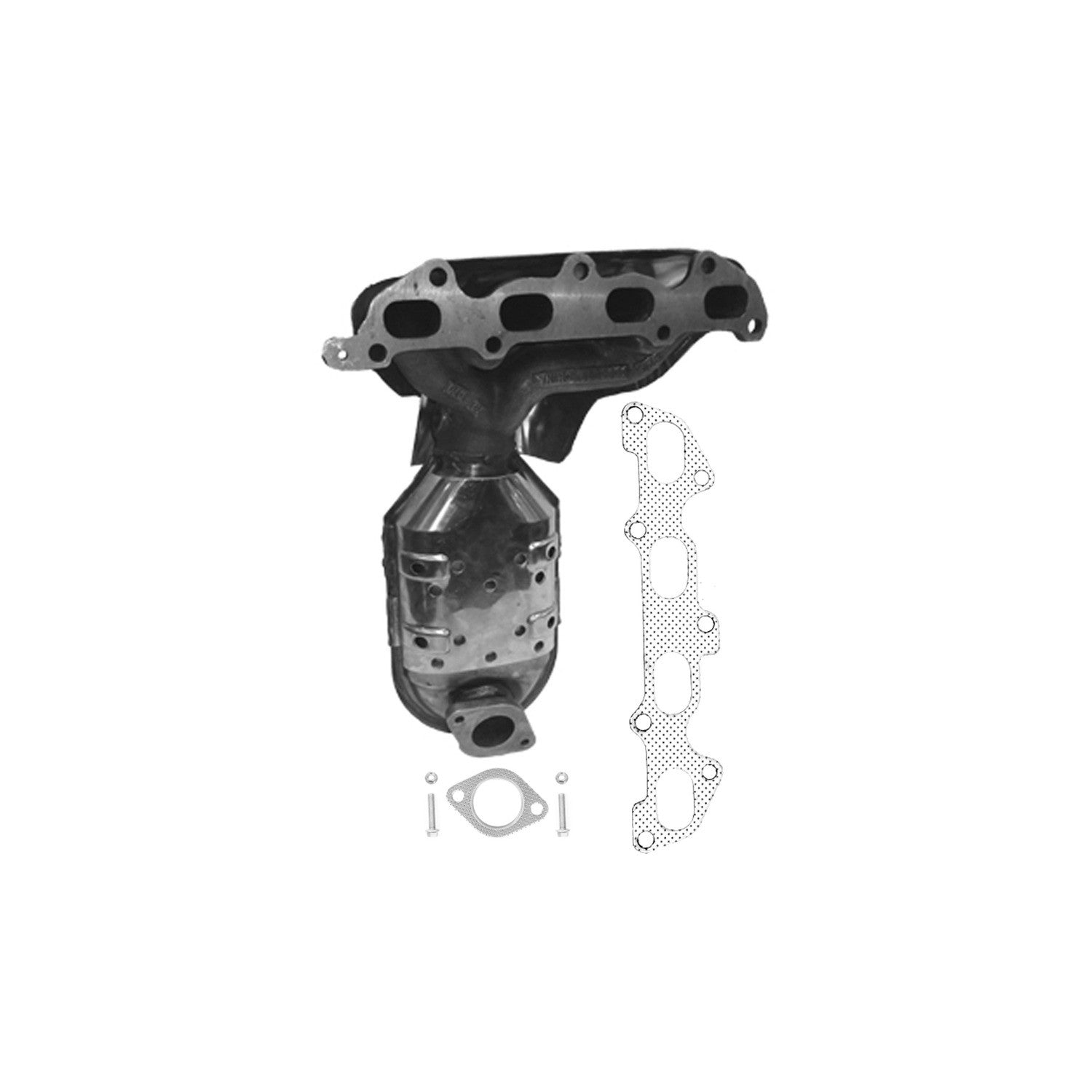 Eastern Catalytic Exhaust Manifold with Integrated Catalytic Converter 40653