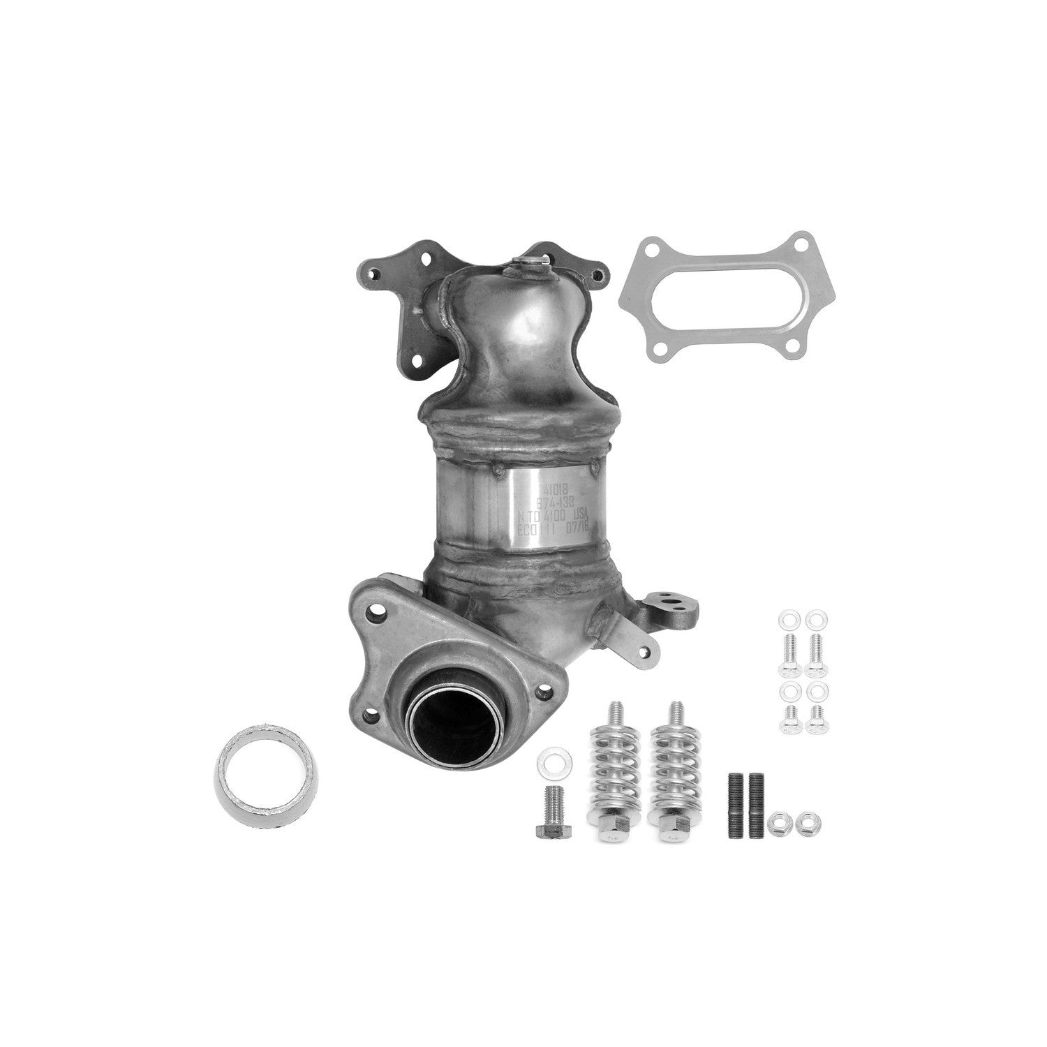 Eastern Catalytic Exhaust Manifold with Integrated Catalytic Converter 41018