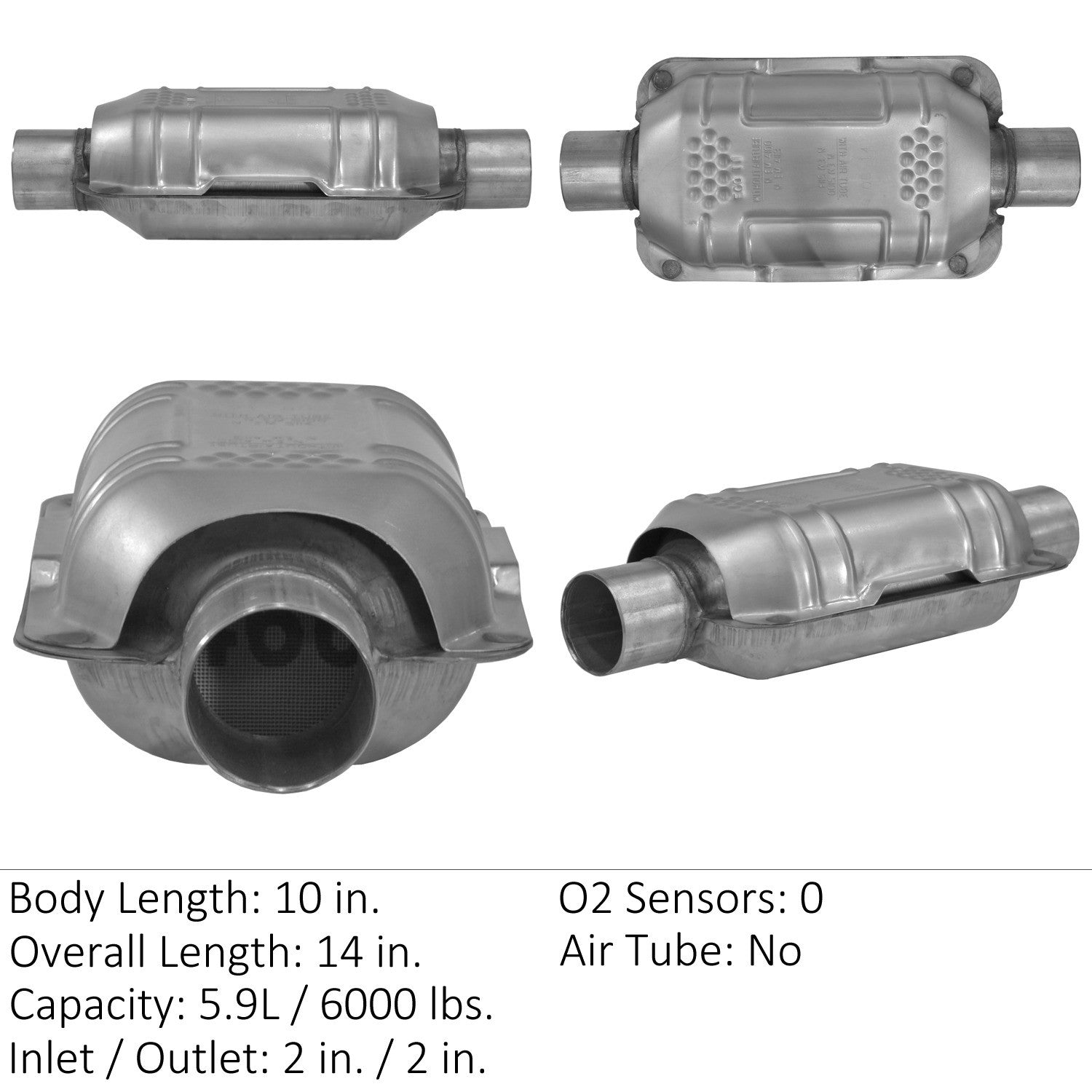 Eastern Catalytic Catalytic Converter-Universal 70316