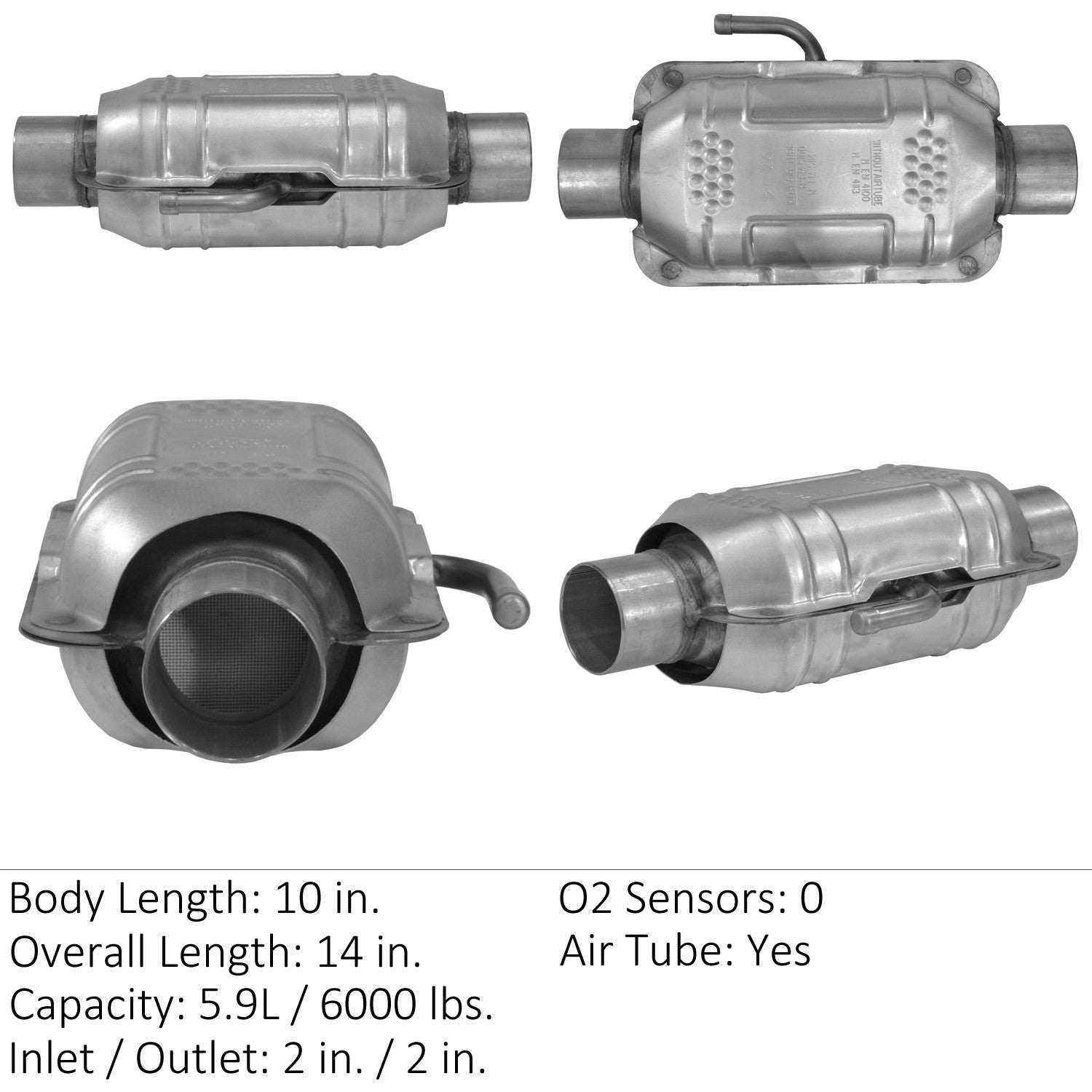 Eastern Catalytic Catalytic Converter-Universal 70419