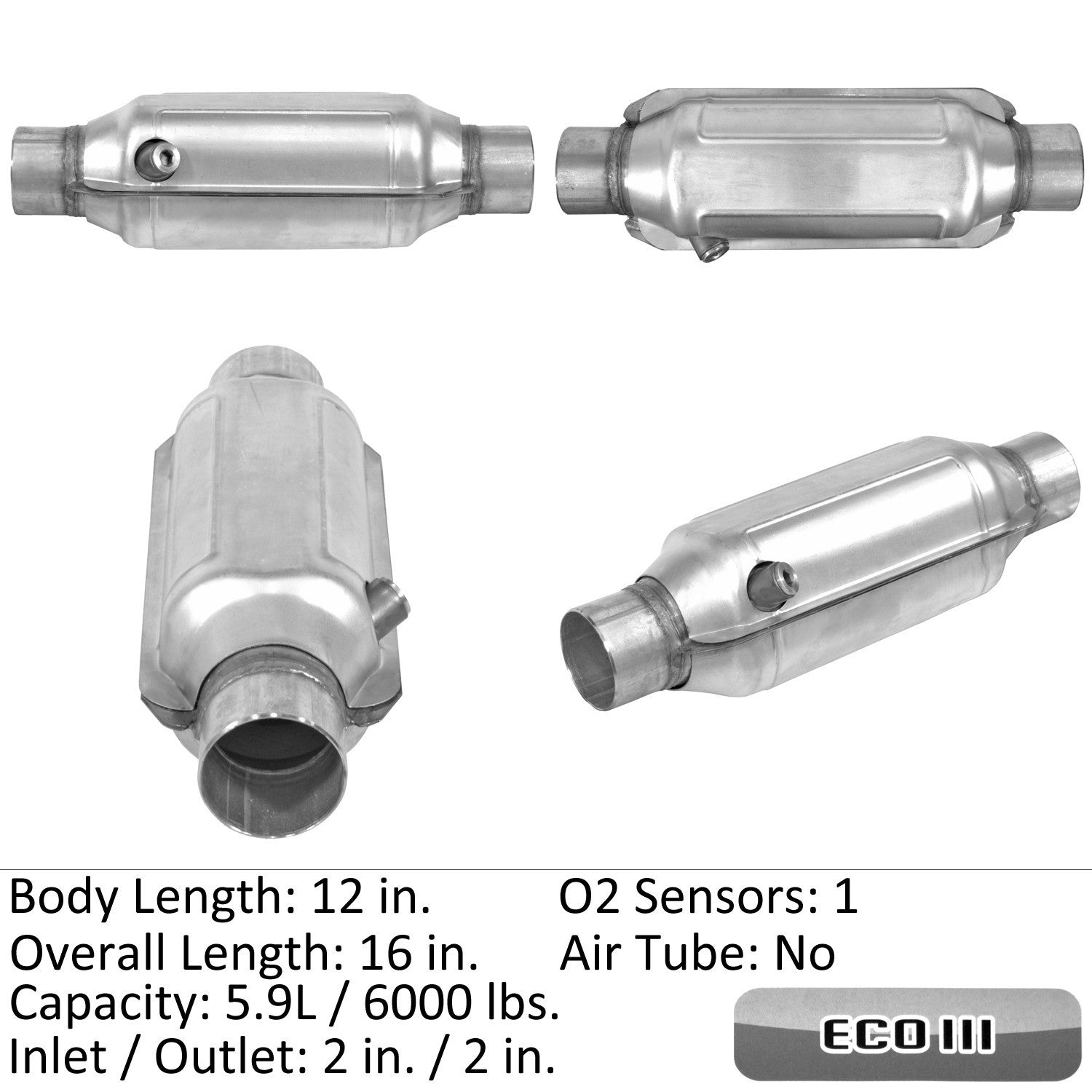 Eastern Catalytic Catalytic Converter-Universal 92734