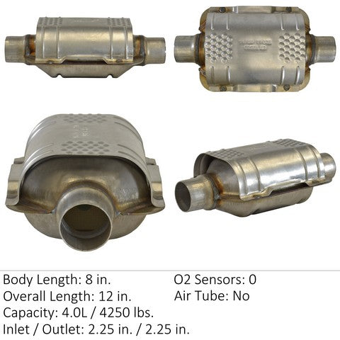 Eastern Catalytic Catalytic Converter-Universal 70384