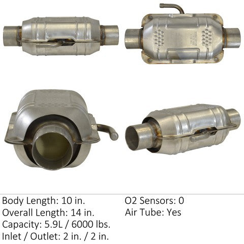 Eastern Catalytic Catalytic Converter-Universal 70419