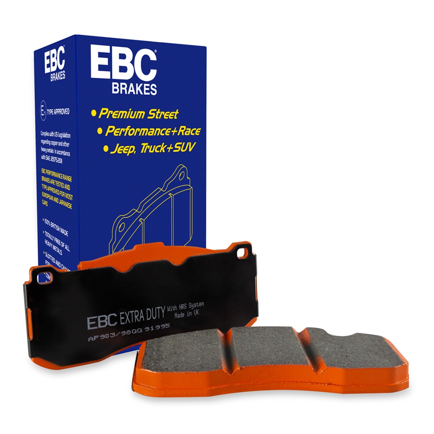 EBC Brakes ED93098 Truck/SUV Extra Duty Brake Pads