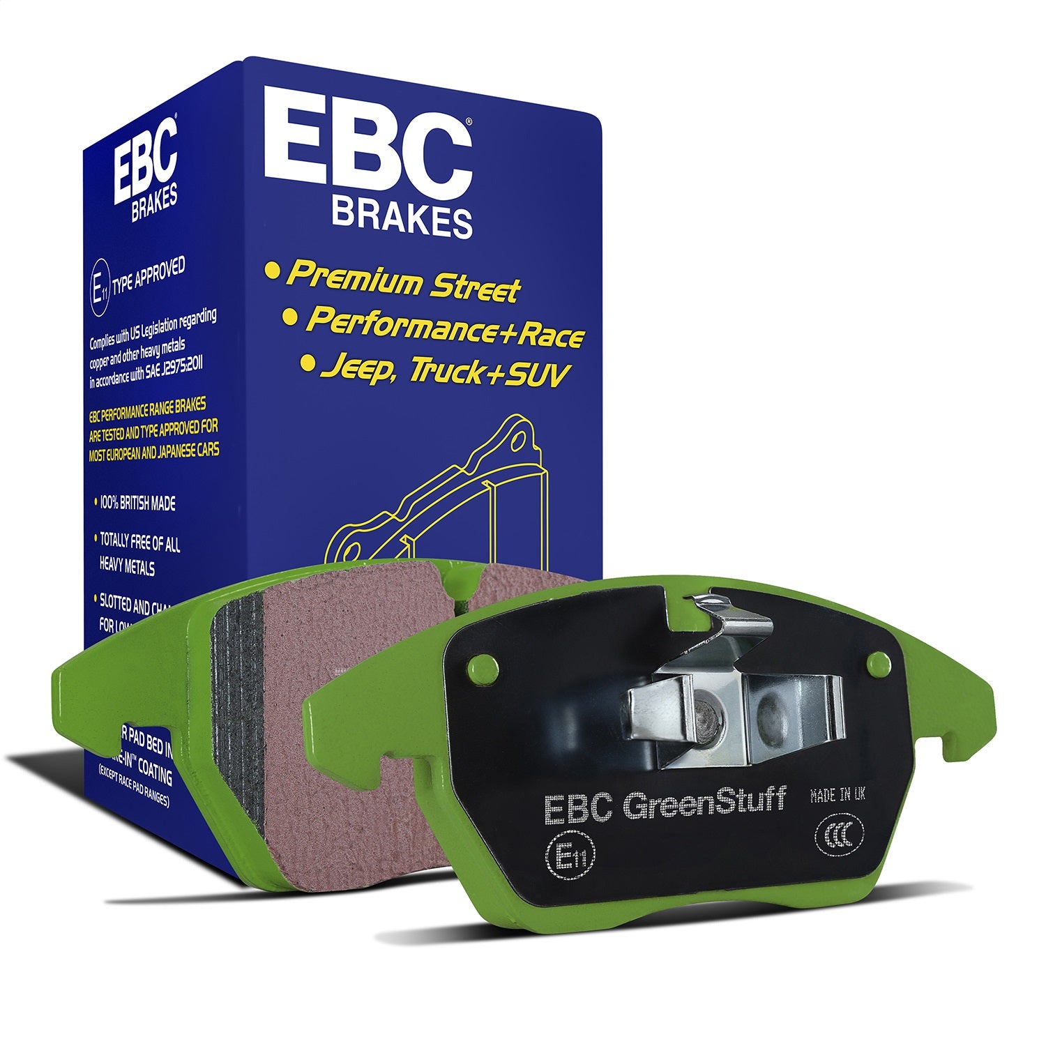 EBC Brakes DP63015 6000 Series Greenstuff Truck/SUV Brakes Disc Pads