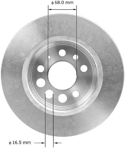 BENDIX PREMIUM DRUM AND ROTOR Disc Brake Rotor PRT1199