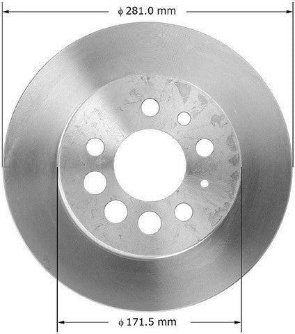 BENDIX PREMIUM DRUM AND ROTOR Disc Brake Rotor PRT1199