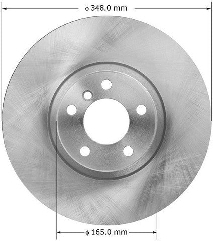BENDIX PREMIUM DRUM AND ROTOR Disc Brake Rotor PRT5969