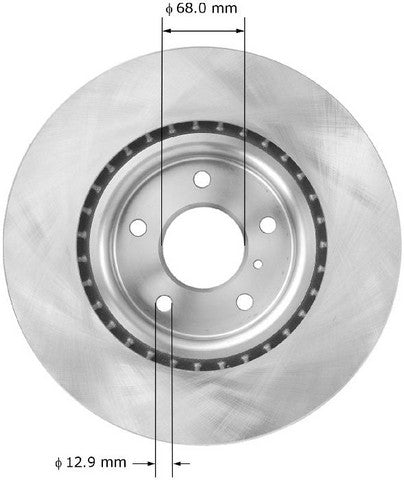 BENDIX PREMIUM DRUM AND ROTOR Disc Brake Rotor PRT6085