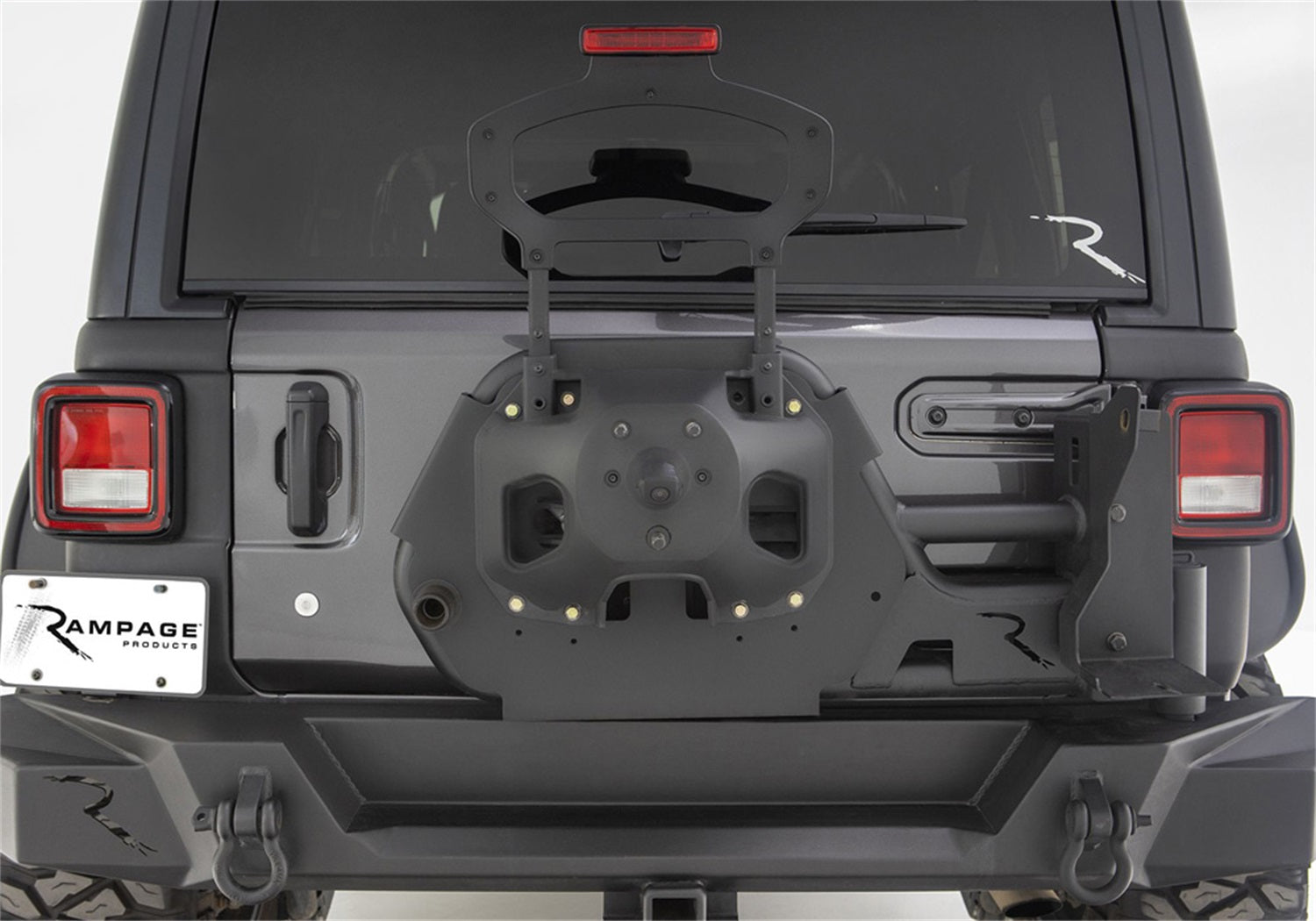 Rampage 9950917 Trail Guard Tire Carrier Fits 18-24 Wrangler (JL)