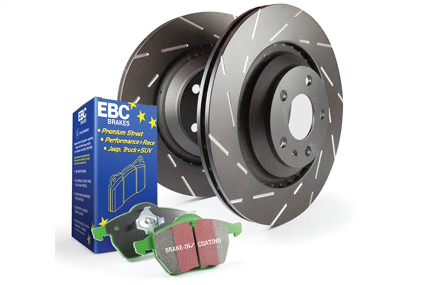 EBC Brakes S2KF1064 S2 Kits Greenstuff 2000 and USR Rotors Fits 323Ci 323i Z3 Z4