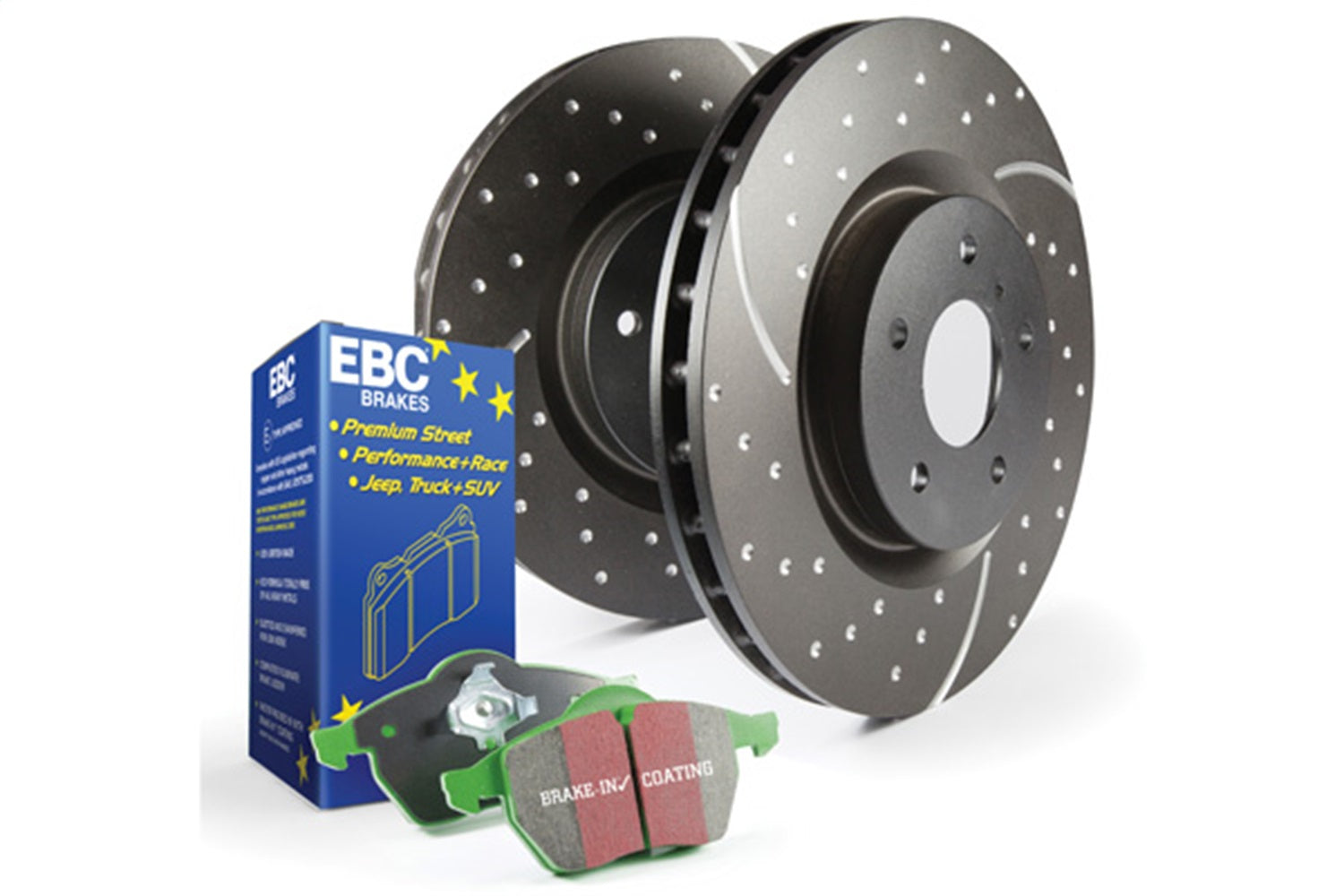 EBC Brakes S3KF1289 S3 Kits Greenstuff 6000 and GD Rotors Truck/SUV Fits F-150