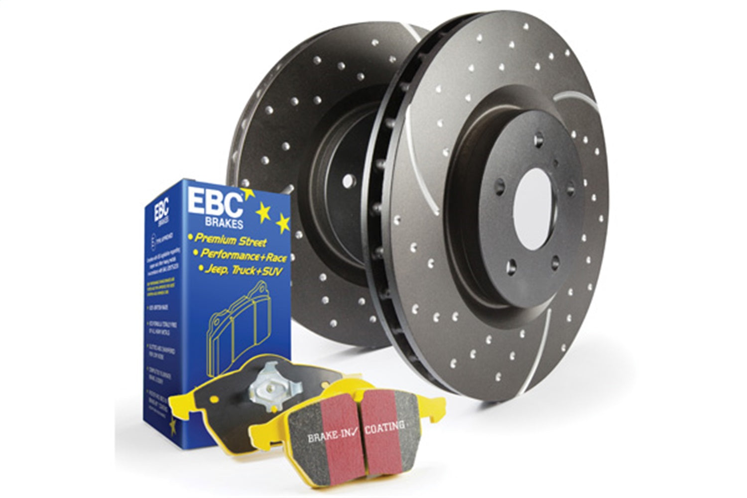 EBC Brakes S5KF1000 S5 Kits Yellowstuff And GD Rotors Fits 94-05 Miata