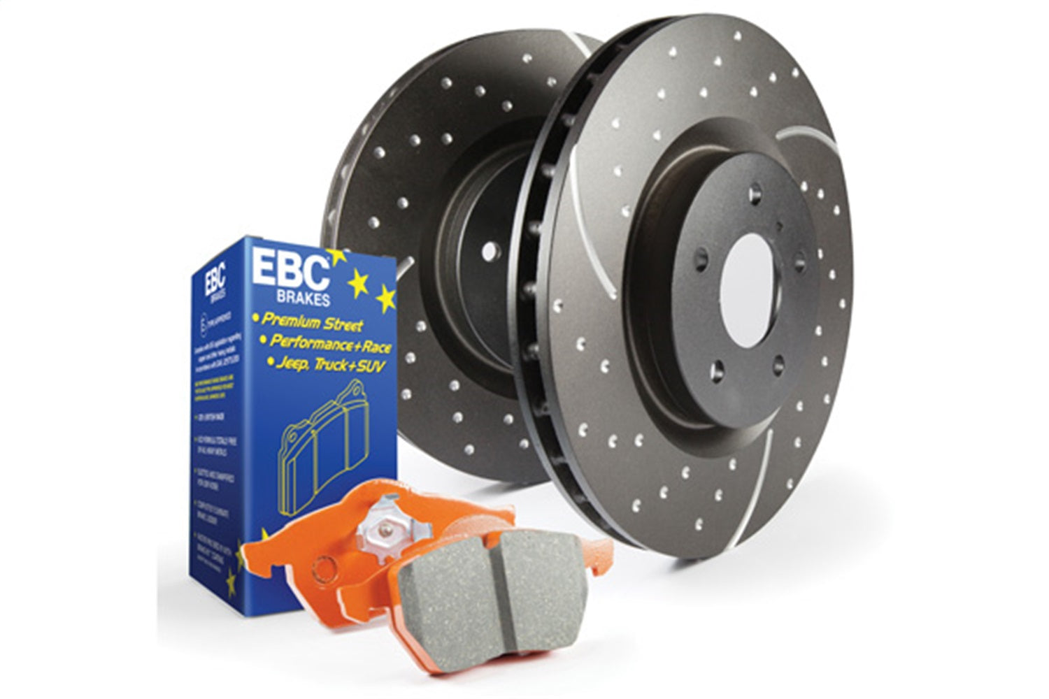 EBC Brakes S8KR1057 S8 Kits Orangestuff and GD Rotors