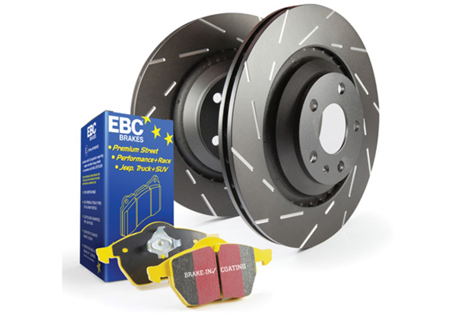EBC Brakes S9KR1316 S9 Kits Yellowstuff and USR Rotors Fits 08-15 Lancer