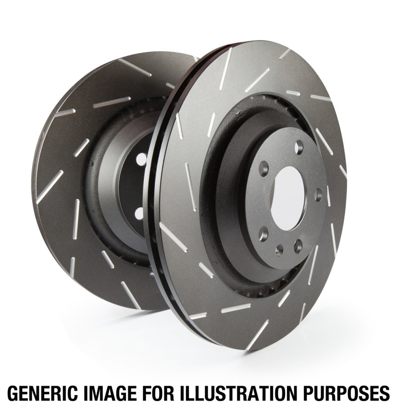 EBC Brakes USR7738 USR Series Sport Slotted Rotor Set Fits 14-22 3 CX-3
