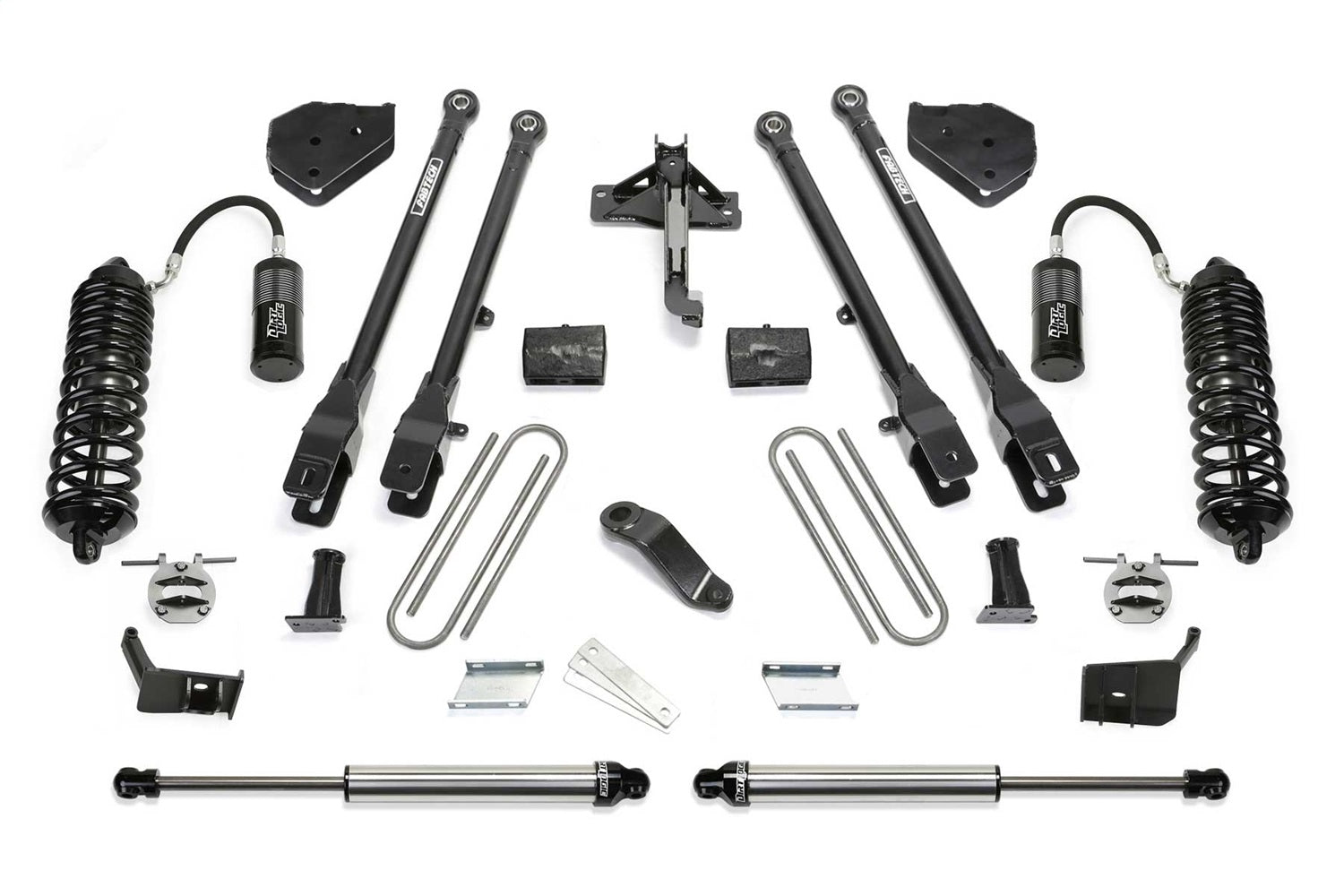 Fabtech K2228DL 4 Link Lift System Fits 17-21 F-250 Super Duty F-350 Super Duty
