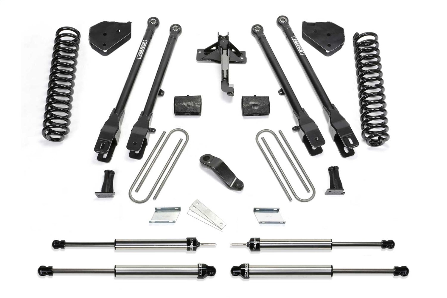 Fabtech K2337DL 4 Link Lift System Fits 17-25 F-450 Super Duty F-550 Super Duty